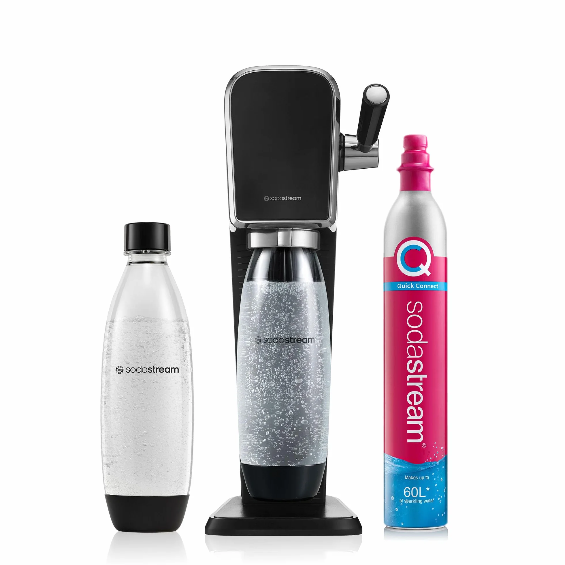 Sodastream Art Saturator, Czarny, 1 l