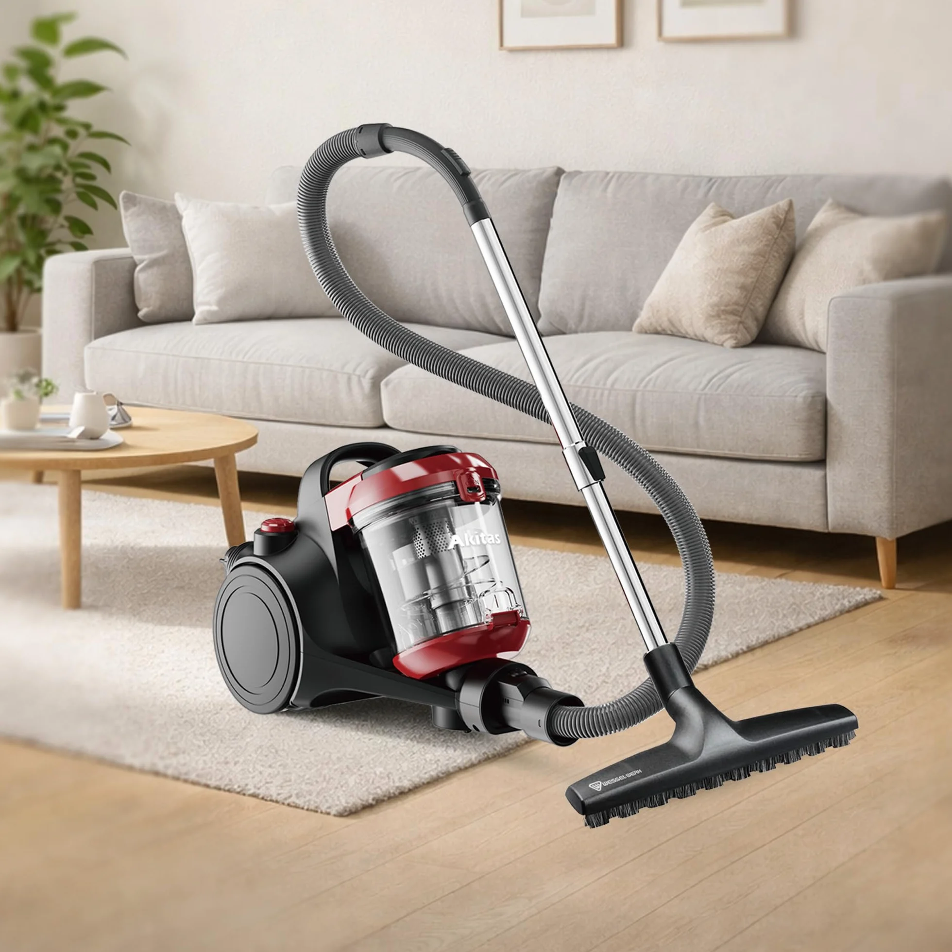 Akitas C10P Odkurzacz bezworkowy 900 W Wessel Werk D320 32 cm