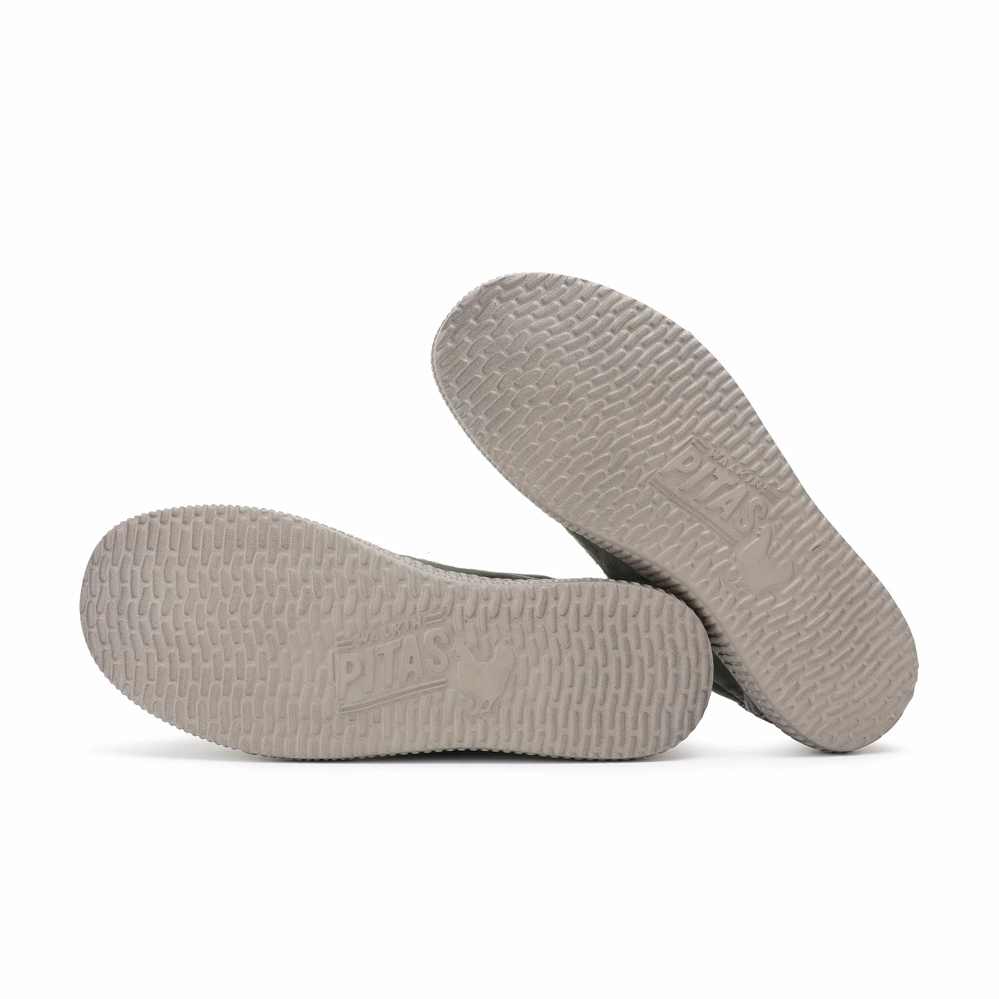 WALK IN PITAS | WP150 WALLABI Washed | Mokasyny męskie | Casual buty do łodzi | Letnie kapcie | Męskie buty na co dzień | Męskie buty Pitas, Khaki, 42 EU