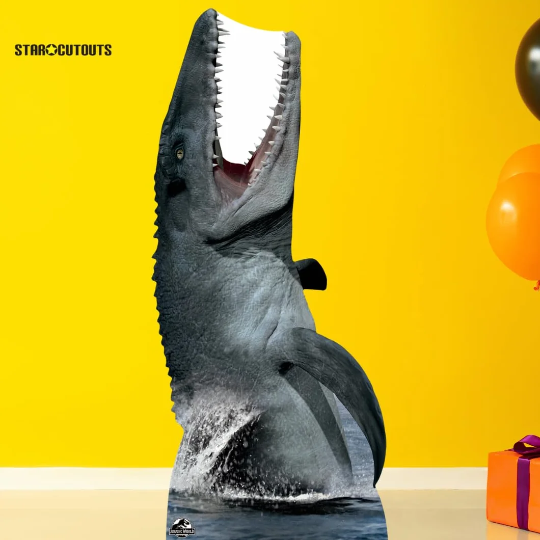 Star Cutouts Ltd Mosasaurus Dinozaur Kartonowe wycięcie SC1293 duże solidne