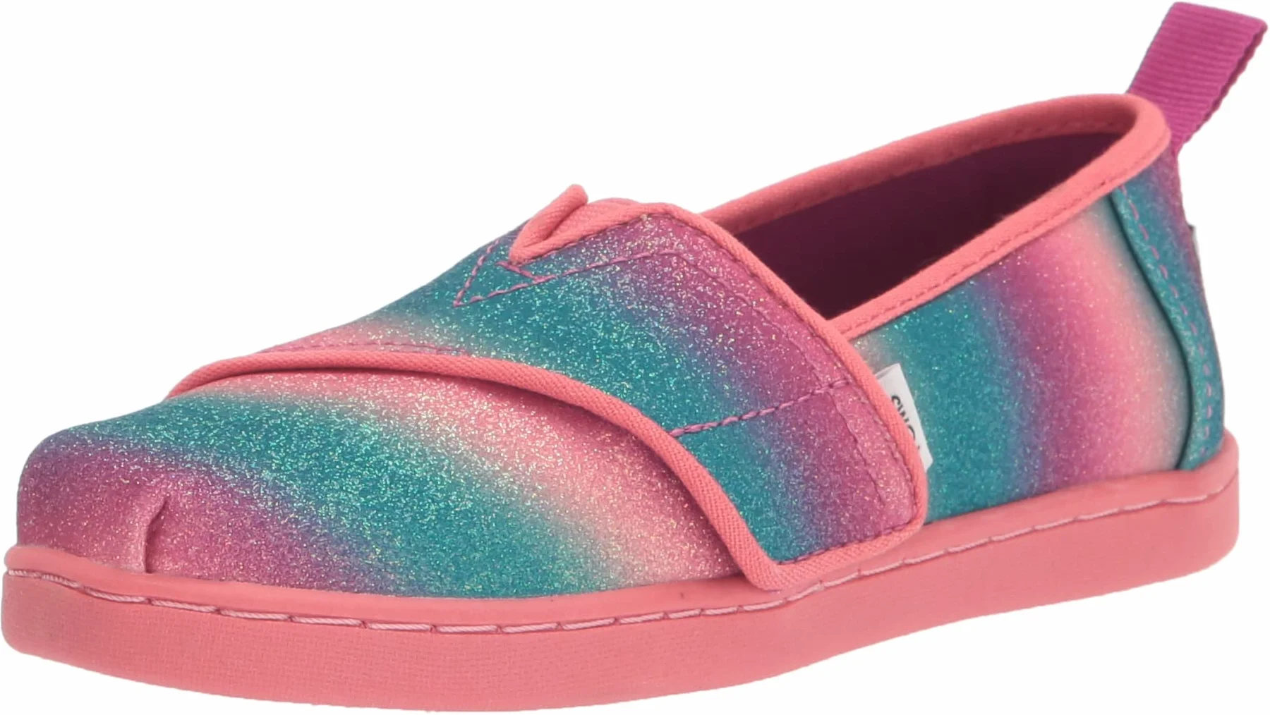 TOMS TINY GLITTER ALPARGATA - Mokasyny Dziewczynki