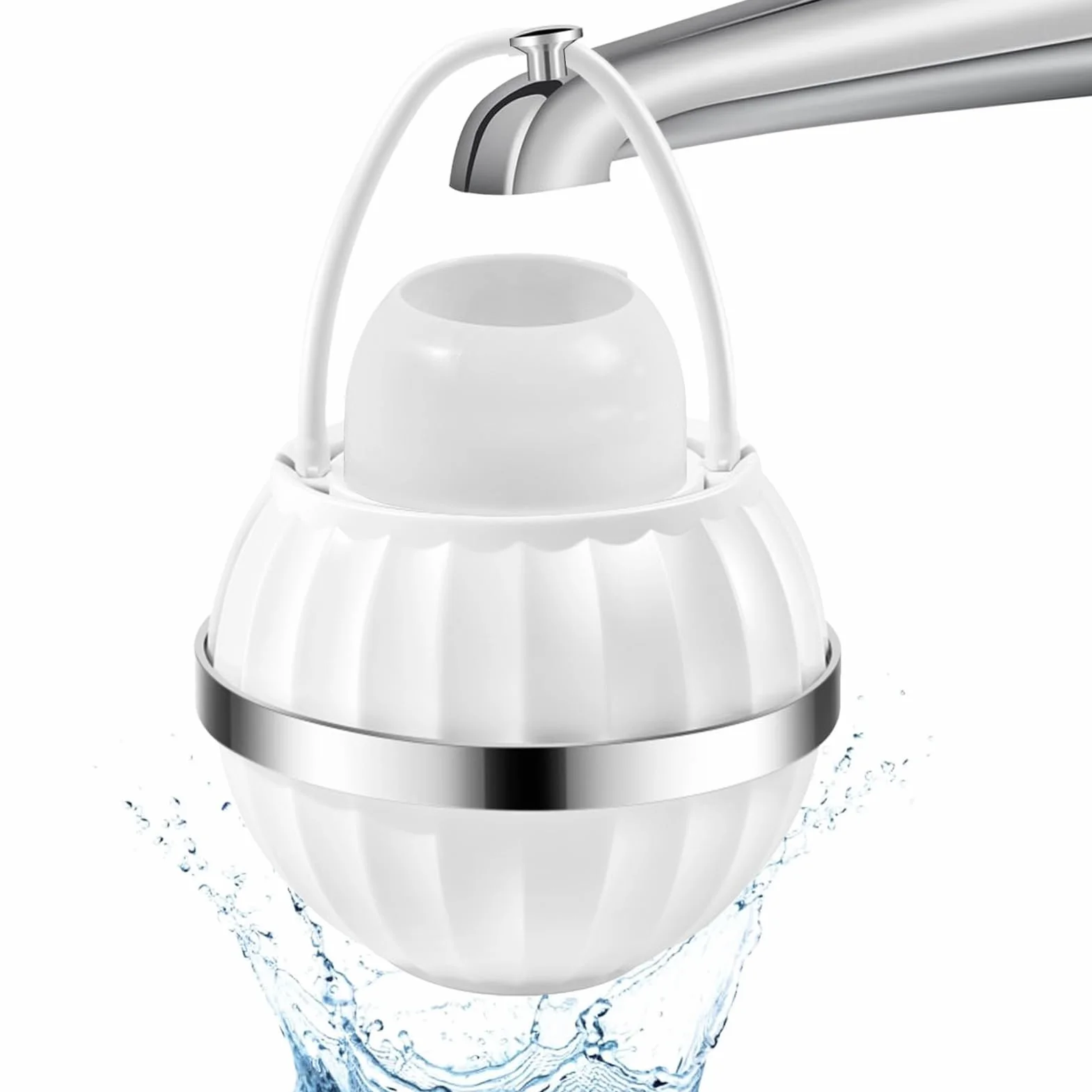 Bathtub Filter Hanging, Multi-Stage Bath Water Filter Ball, Softening Tub Water Filters for Home Dorm, Bathroom Hanging Filters for Clean Bathing