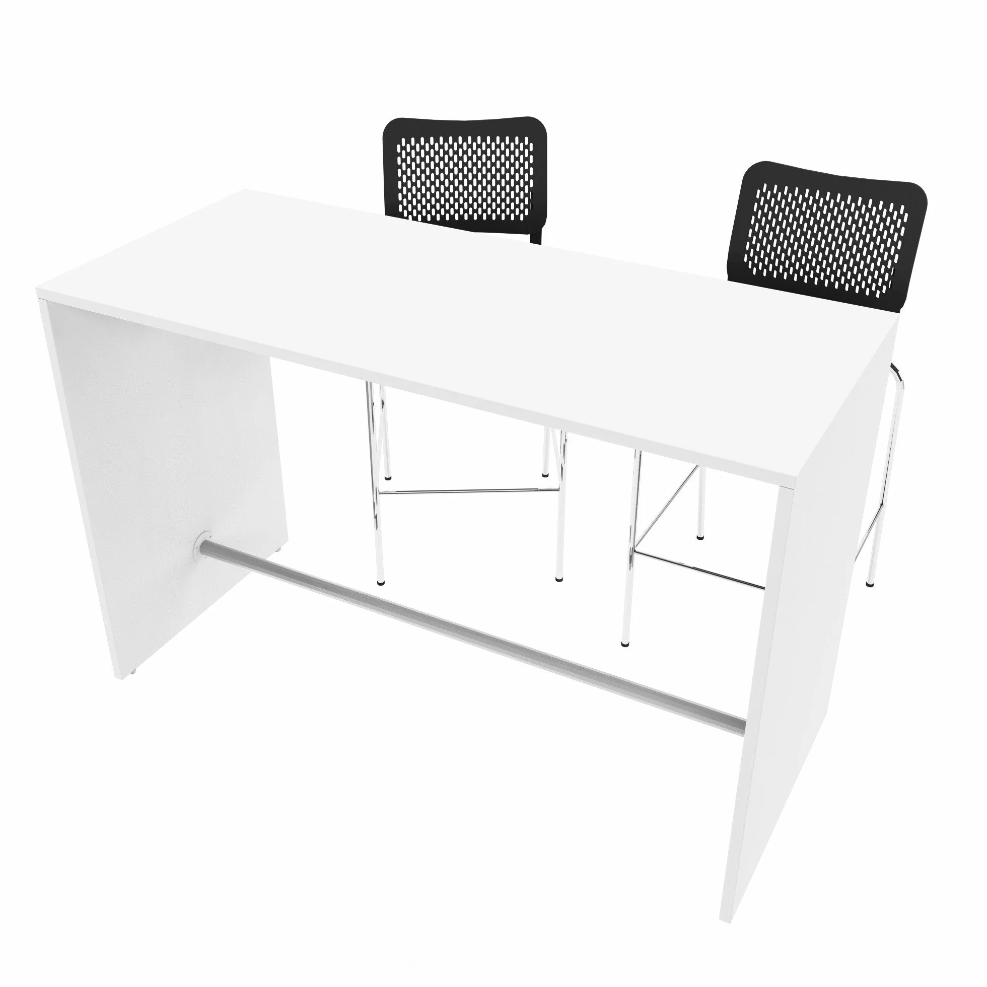 Stolik barowy Light 160 x 70 cm biały
