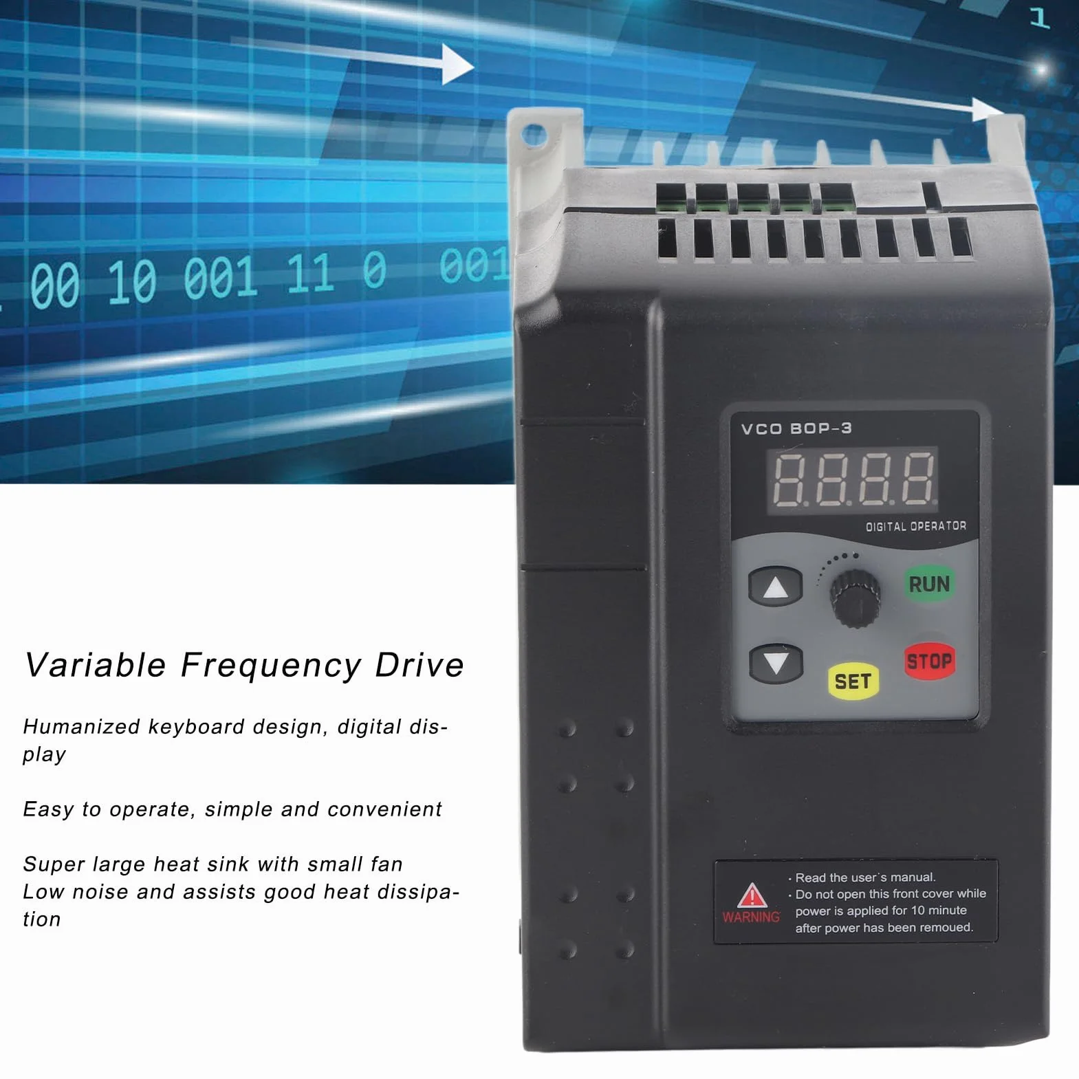Przetwornica częstotliwości VFD 220-240V 1-fazowe 3-fazowe 3kW regulator silnika