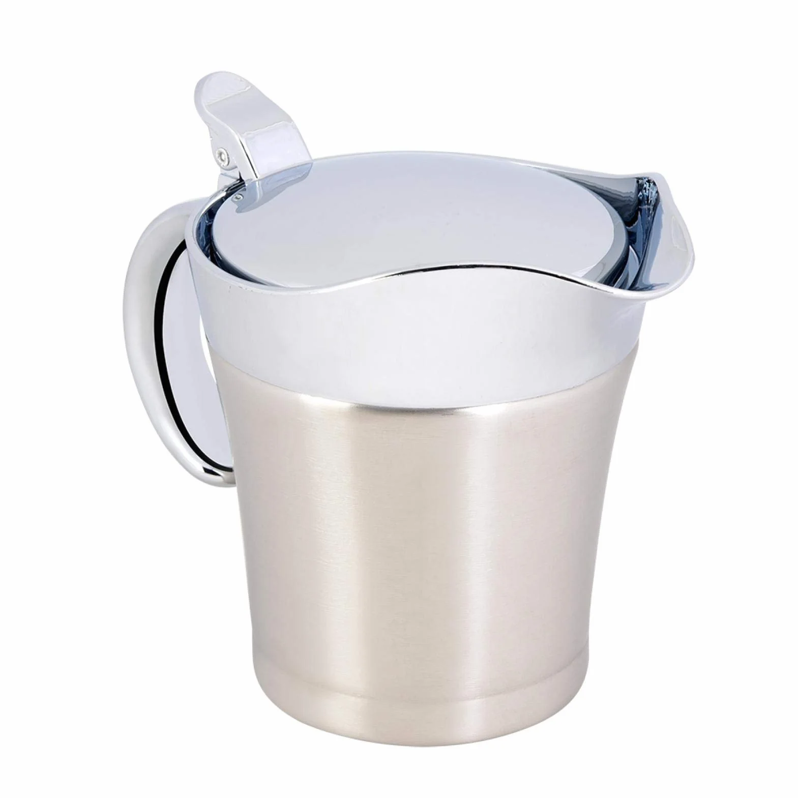 304 Edelstahl Thermosoße Topf Doppelwandige Isolierte Sauciere Servierkanne 450 ML 750 ML