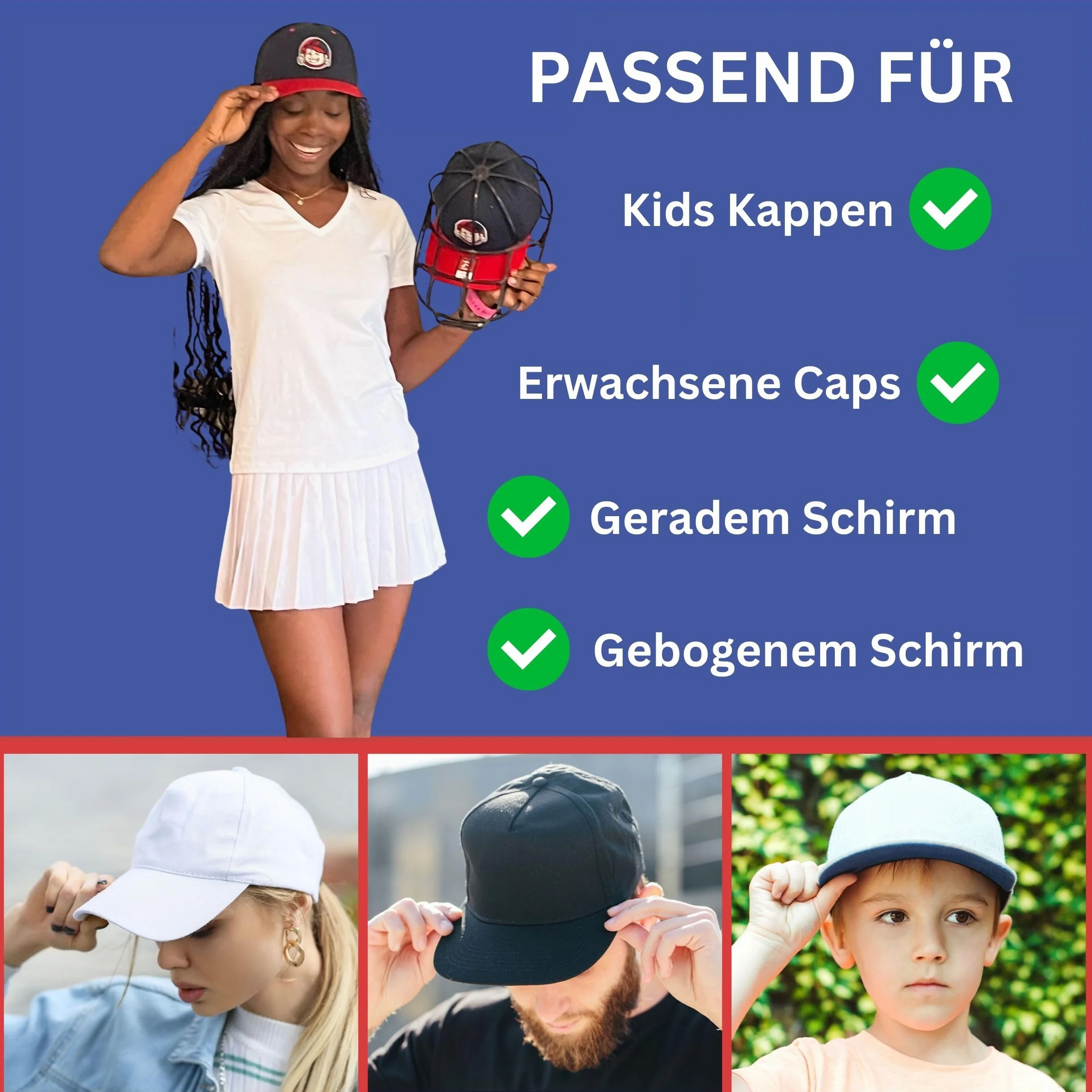 zestaw do czyszczenia czapek baseballowych – edycja Black nadaje się również idealnie na prezent. Czyści wszystkie czapki baseballowe