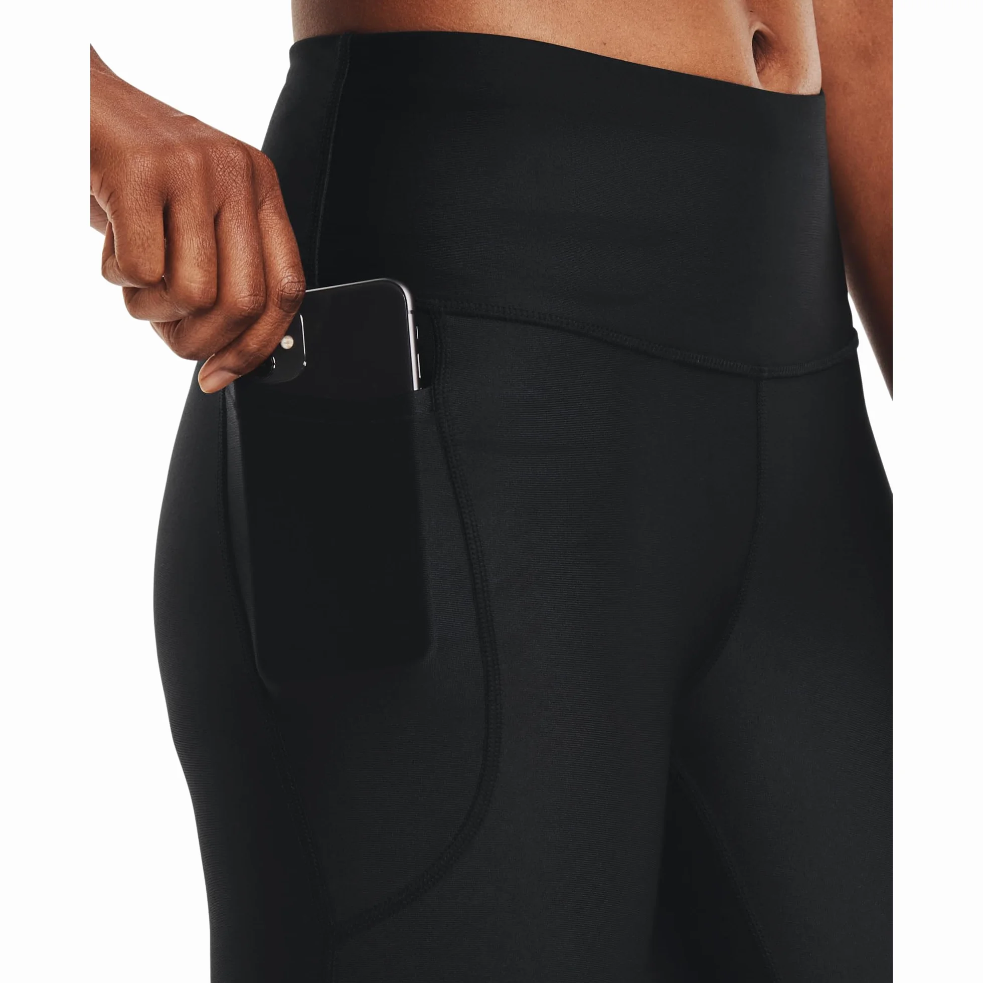Under Armour Damskie spodnie Capri HeatGear z wysokim stanem