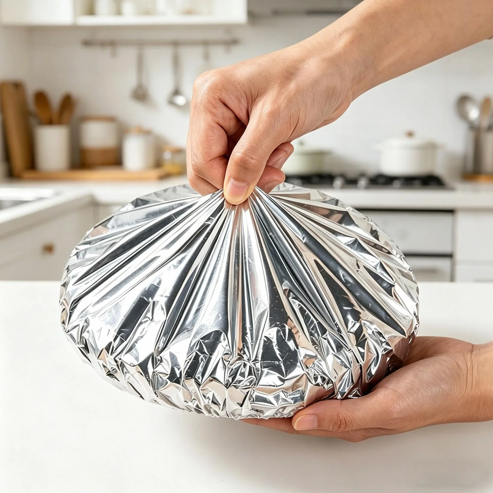 Pokrowce na miski z folii aluminiowej wielokrotnego użytku elastyczne do przechowywania żywności