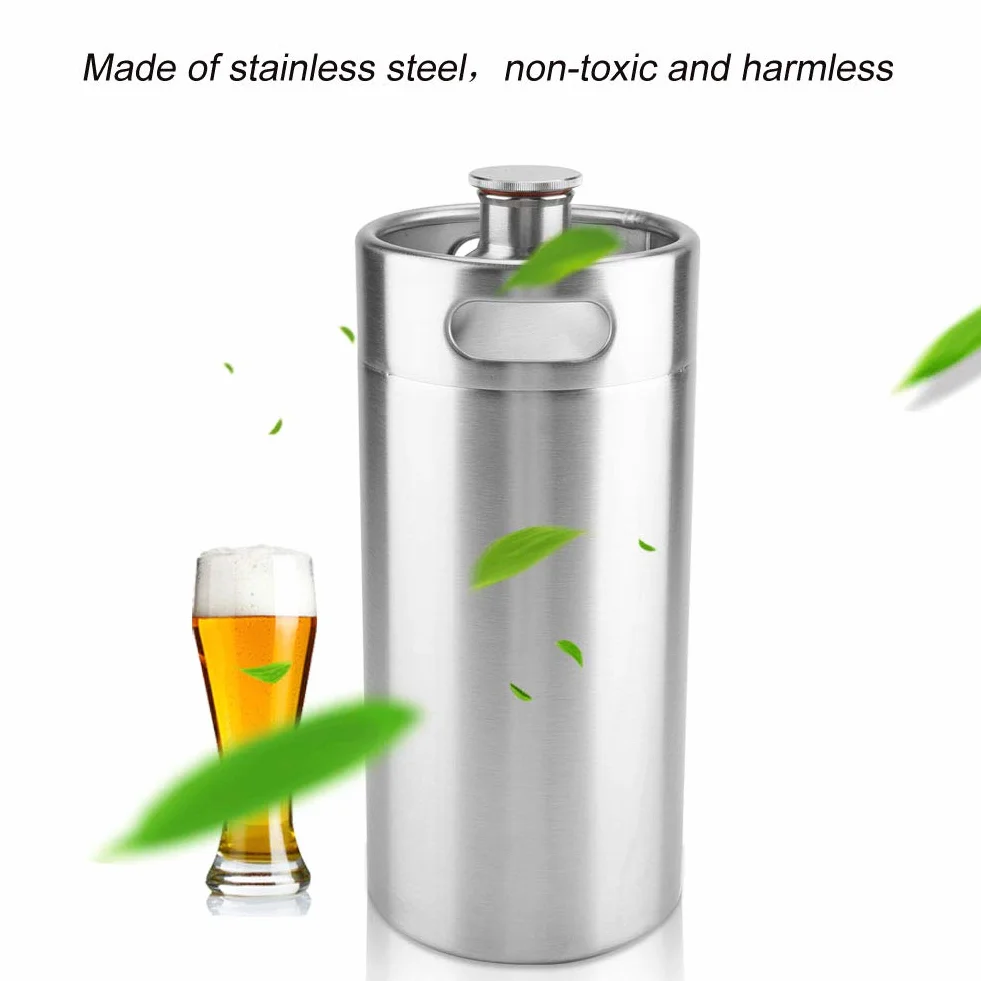 Mini keg Growler ze stali nierdzewnej 3,6 l Beczka na piwo