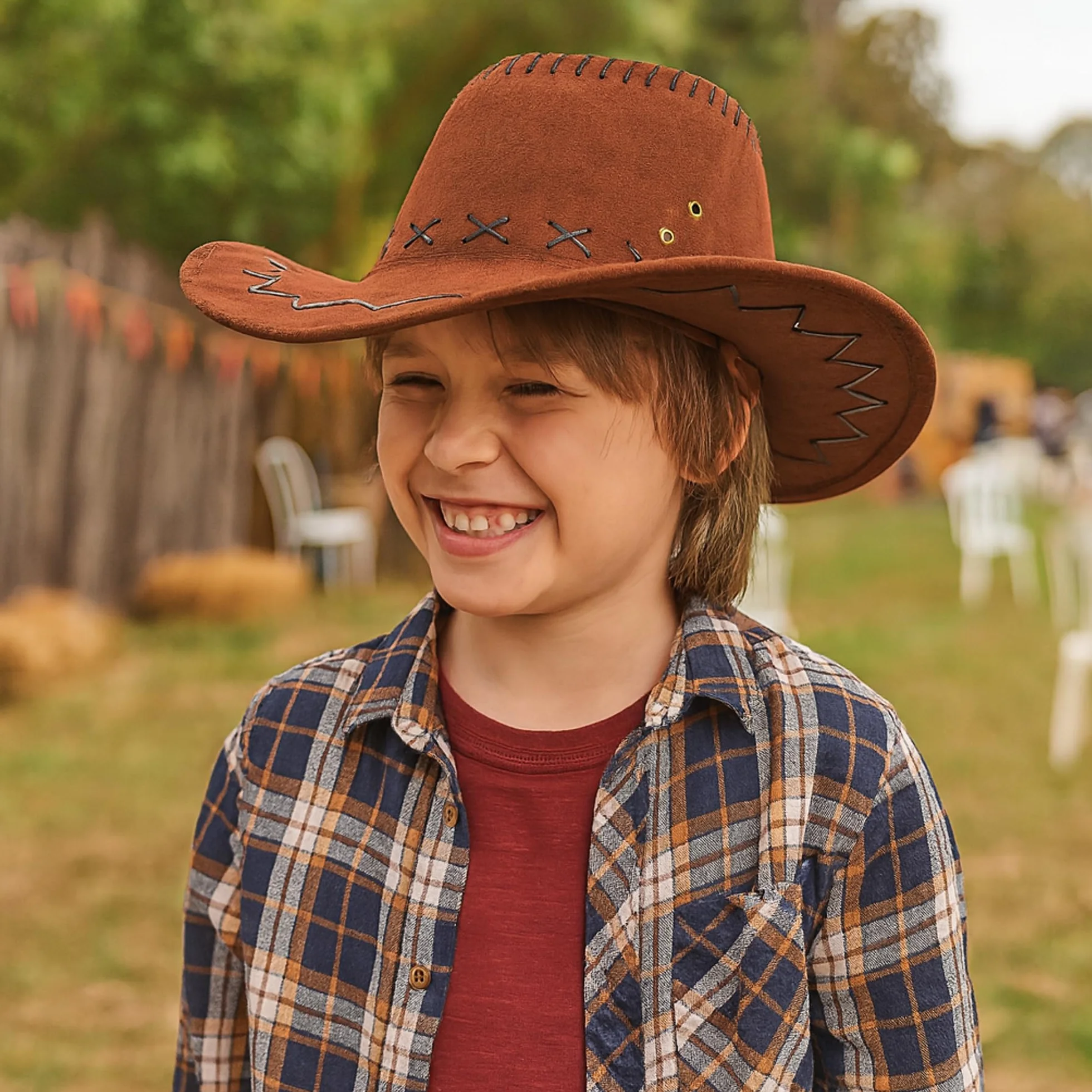 Kapelusz Kowbojski Western Cowgirl dla Kobiet, Mężczyzn i Dzieci