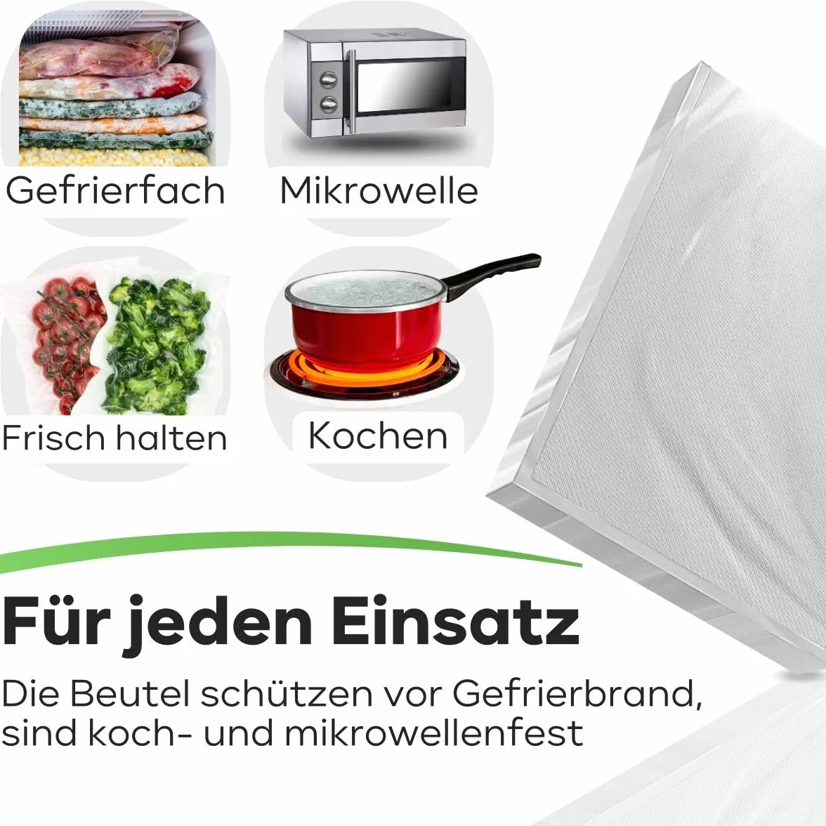 Proficook 1015 Worki Foliowe do Zgrzewarki, Plastik, 28 x 40 cm/50 sztuk, Transparentny