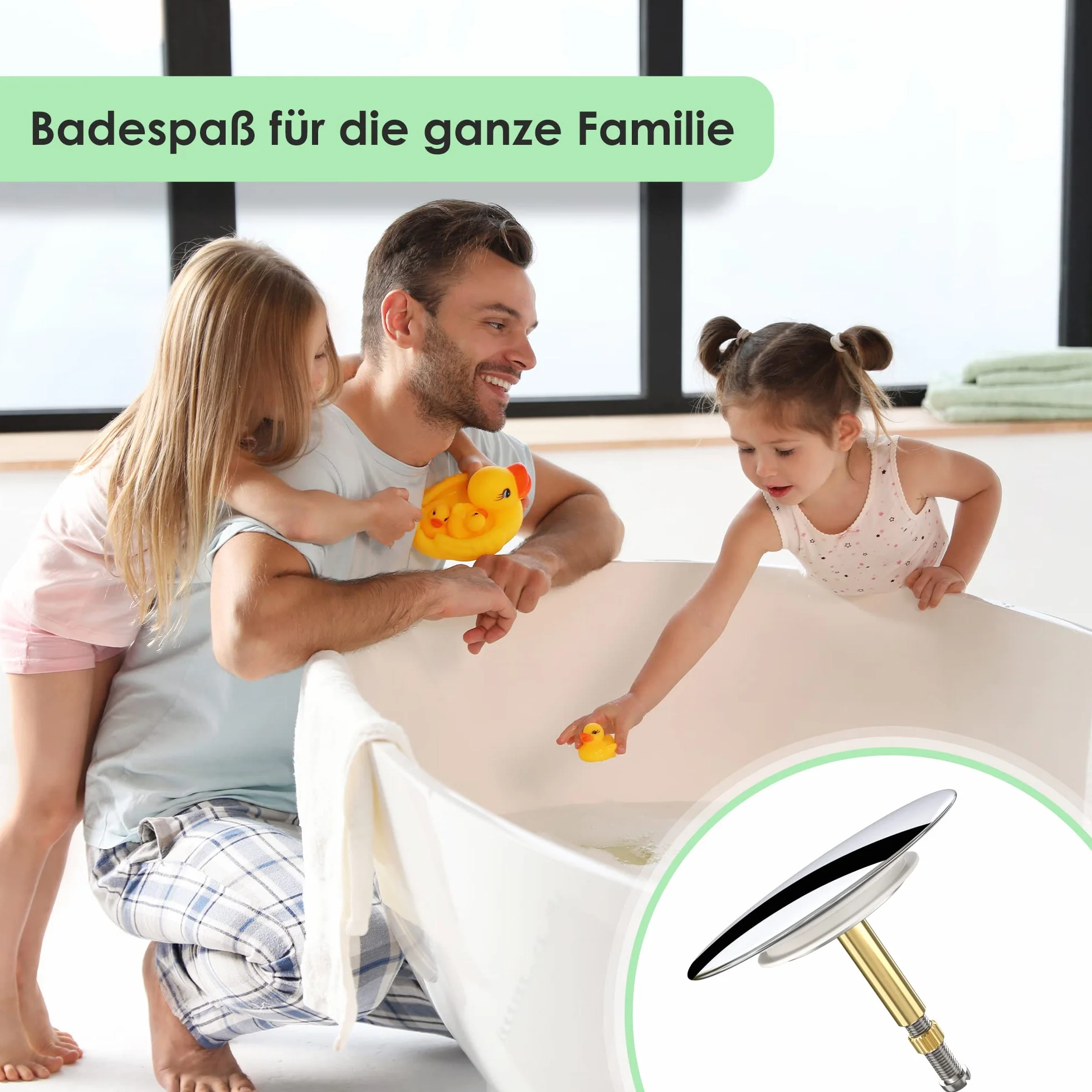 korek do wanny uniwersalny, ⌀ 72 mm, z podwójnym uszczelnieniem, regulowana wysokość, nierdzewny, korek do syfonu wannowego, zatyczka do wanny, korek spustowy