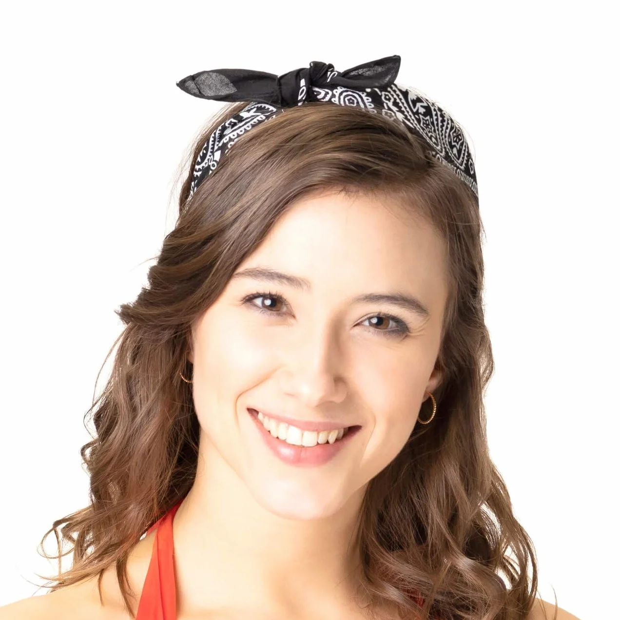 LIPODO Bandana chustka na glowe bawelna Unisex Caly rok