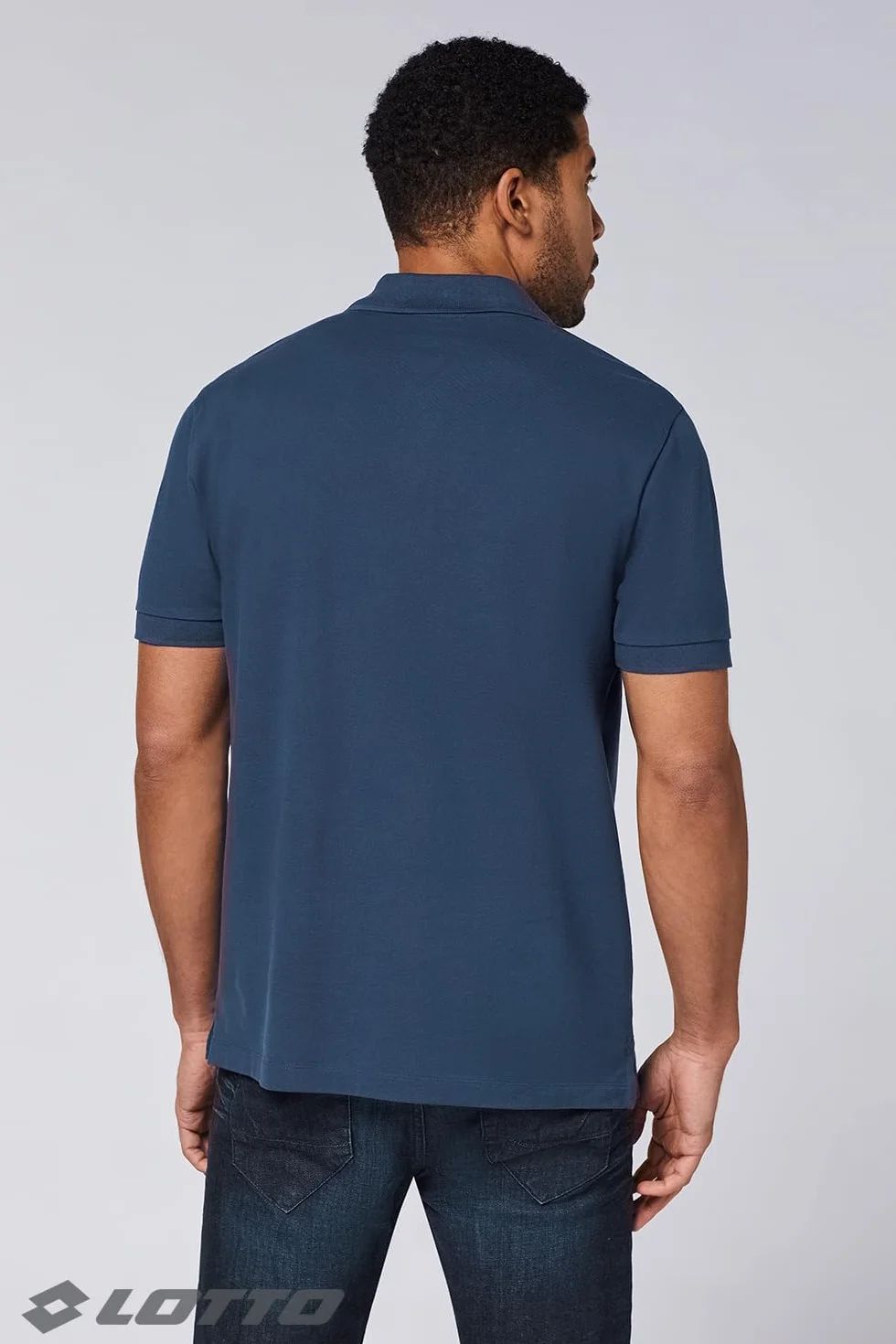 Lotto koszulka polo męska bawełniana, czarna lub niebieska, z krótkim rękawem, zestaw 2 szt., rozmiar L–5XL, elegancka koszulka polo męska z wyszywanym logo, klasyczna i wygodna, oddychająca