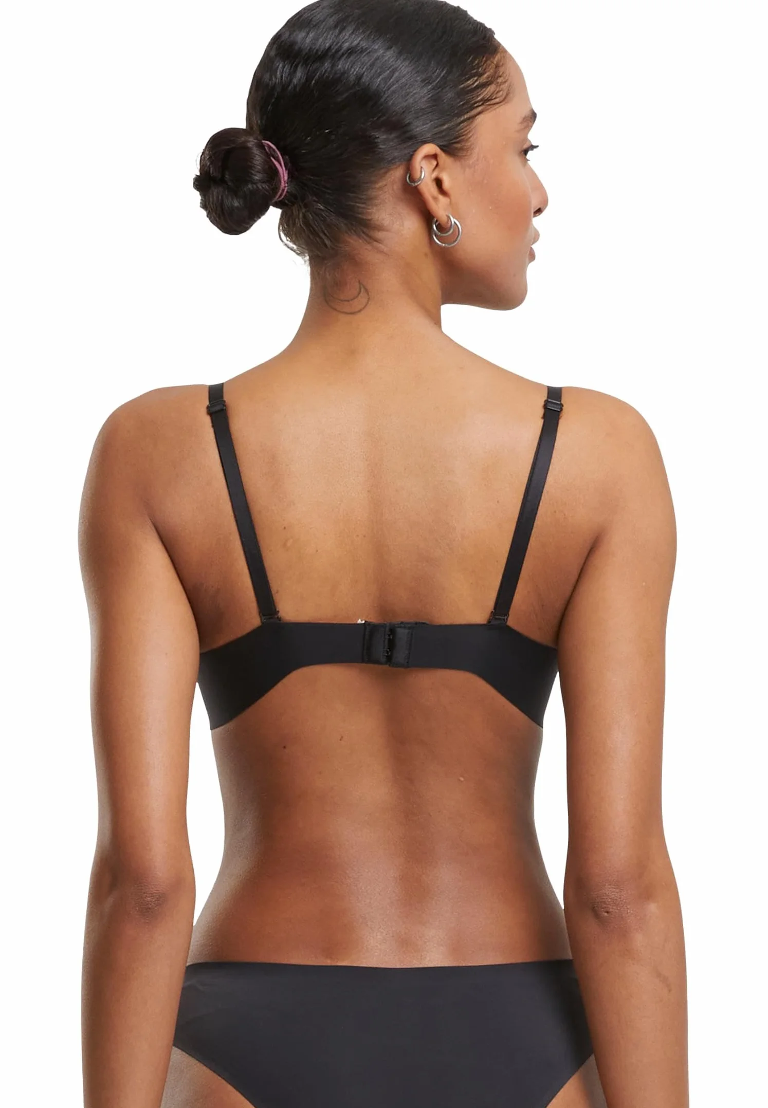 Urban Classics Biustonosz damski Basic Padded Bra 2-pak, wyściełany biustonosz z regulowanymi ramiączkami, bezszwowy, 2 sztuki w opakowaniu, czarny + czarny, 75B