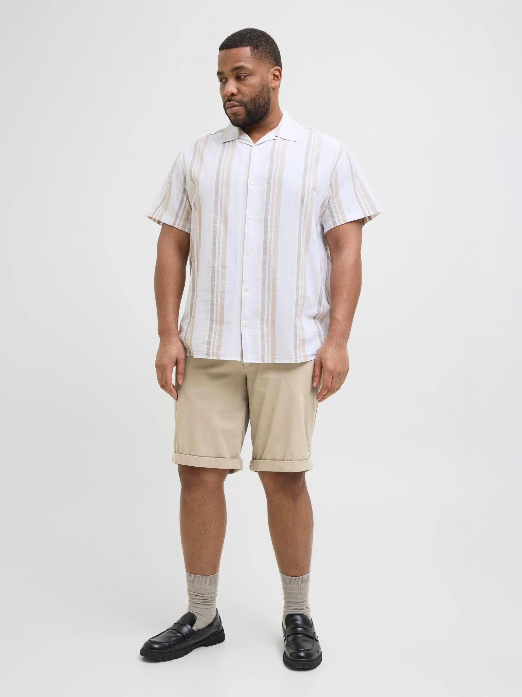 JACK & JONES Jpstdave Jjchino Szorty Sn Akm Pls - Szorty chinosy Mężczyźni