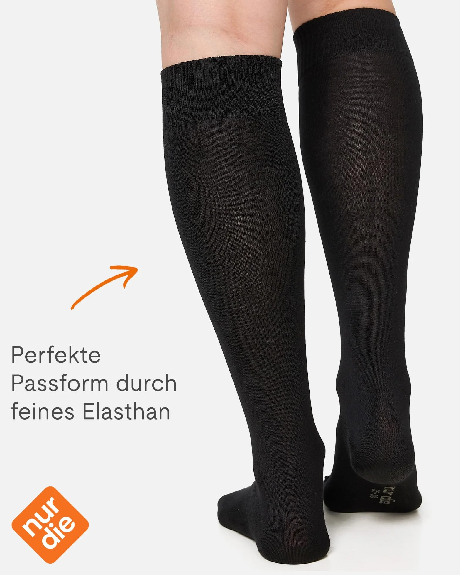 Nur Die Podkolanówki Kobiety Damen "Bambus Knie"