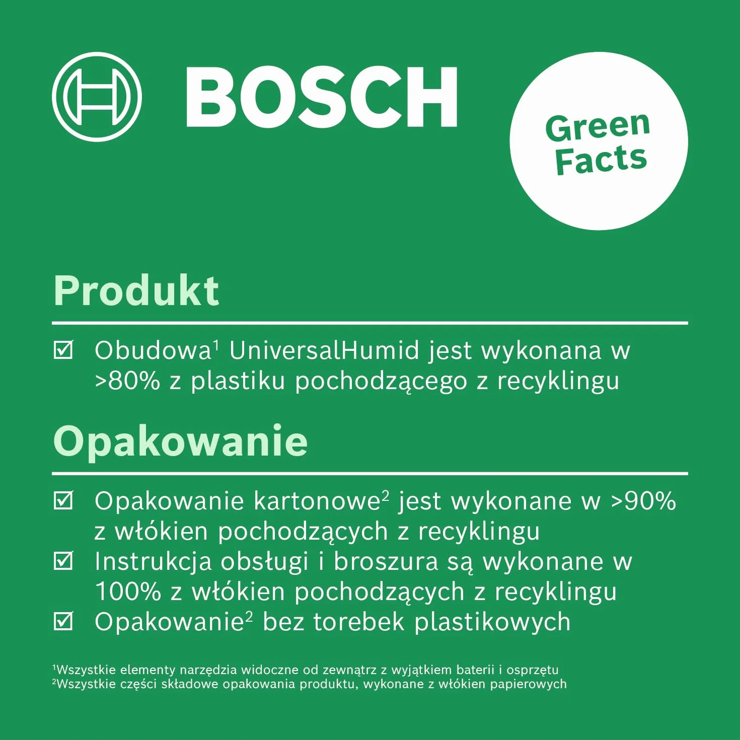 Bosch Universalhumid Wilgotnościomierz z Precyzyjnym Wyborem Grupy Drewna i Trójkolorową Diodą LED