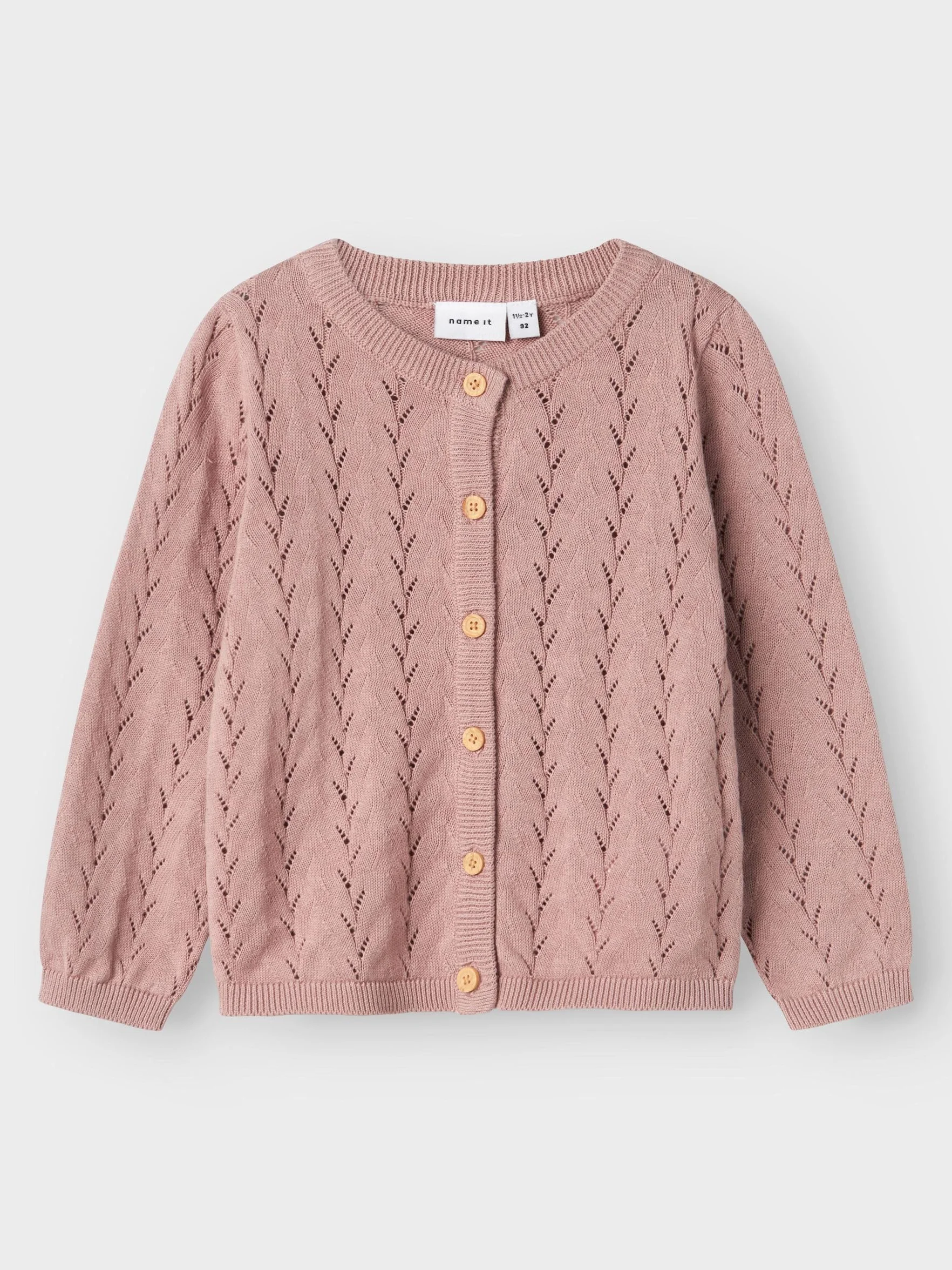 NAME IT Kardigan Dziewczynki Nmfbanni Ls Knit Card Noos