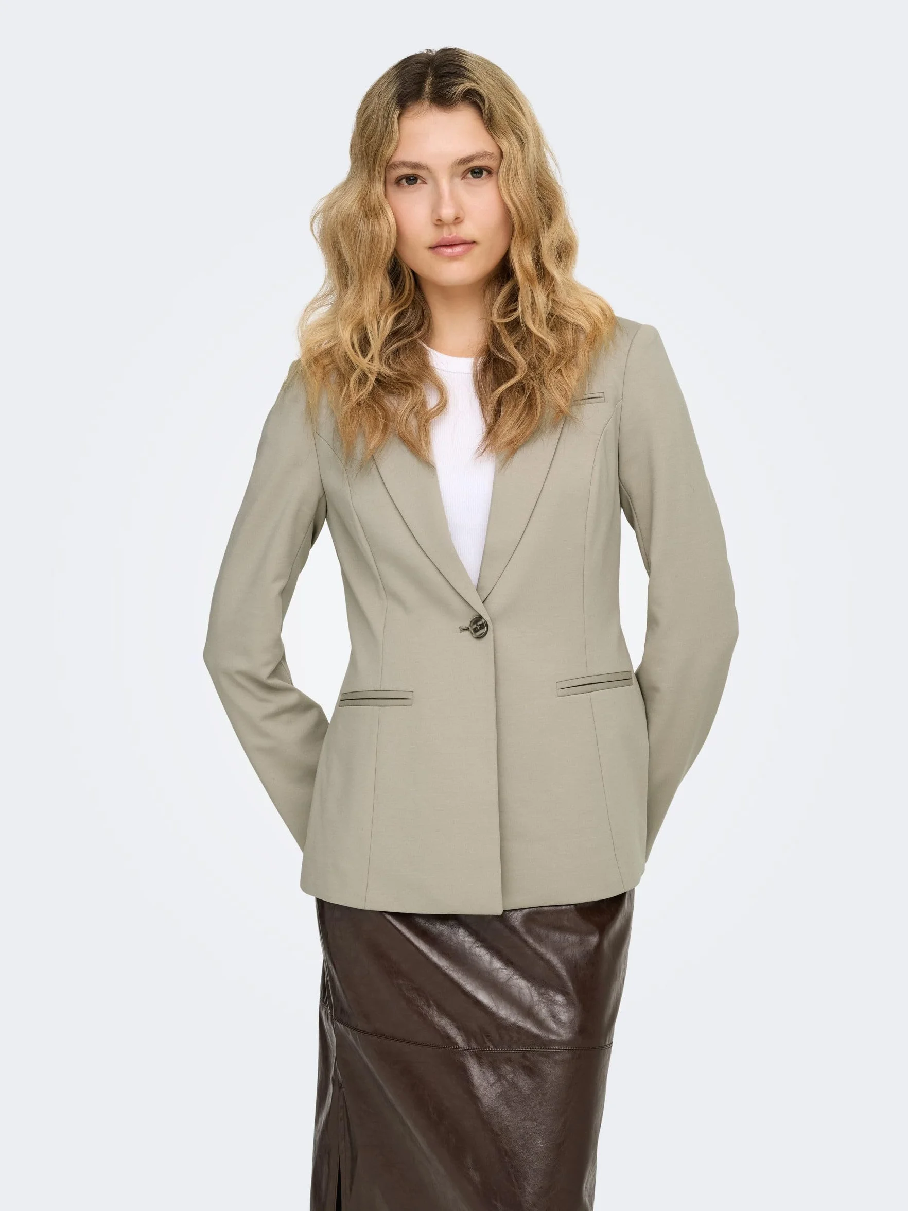 ONLY Onlpeach L/S Fit Blazer TLR Noos, Czysty kaszmir., 34