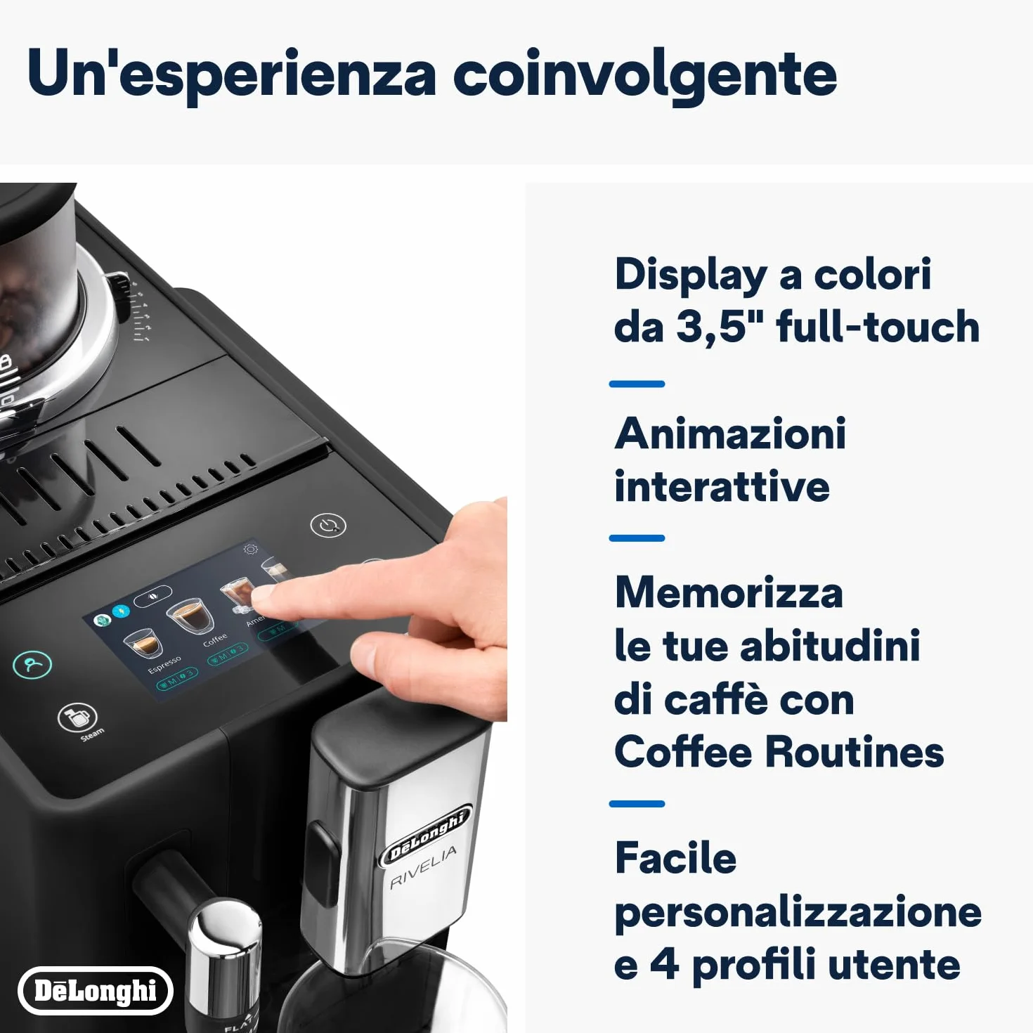 De’Longhi Rivelia EXAM440.35.B Machine à expresso automatique 1,4 L