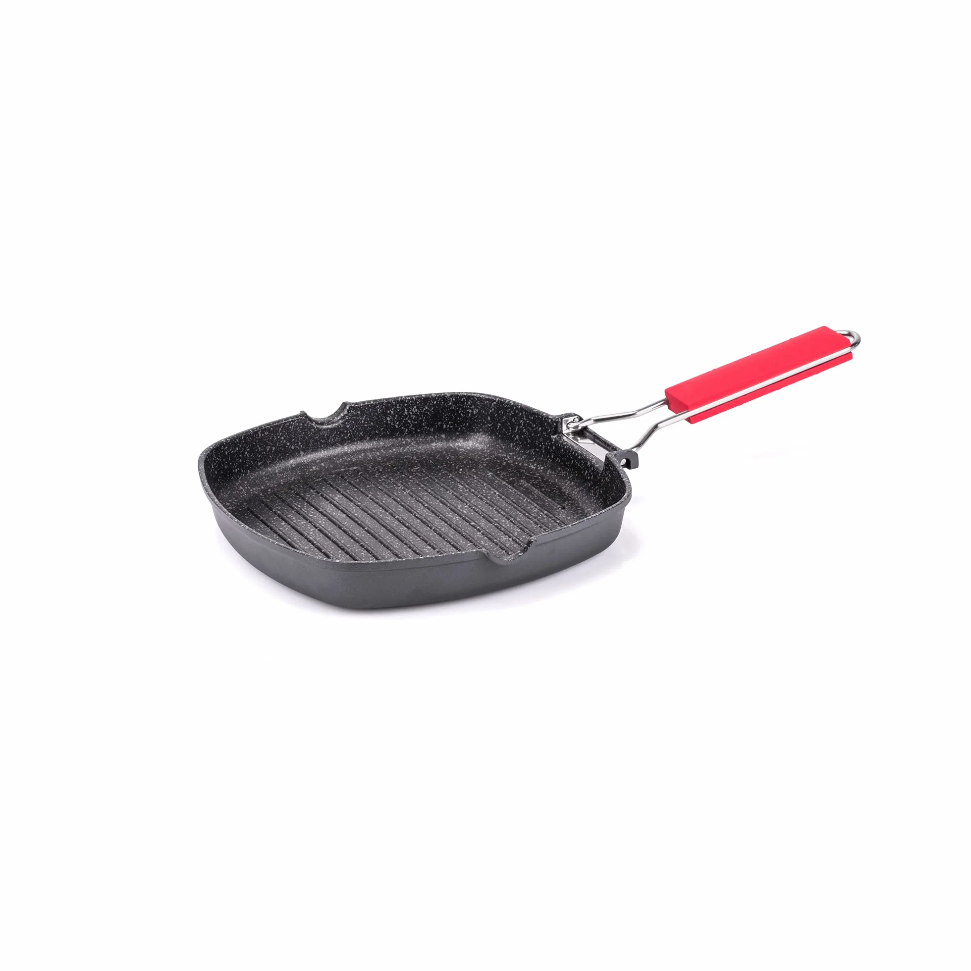 Moneta Patelnia Grillowa Aluminiowa 24 cm Czarna