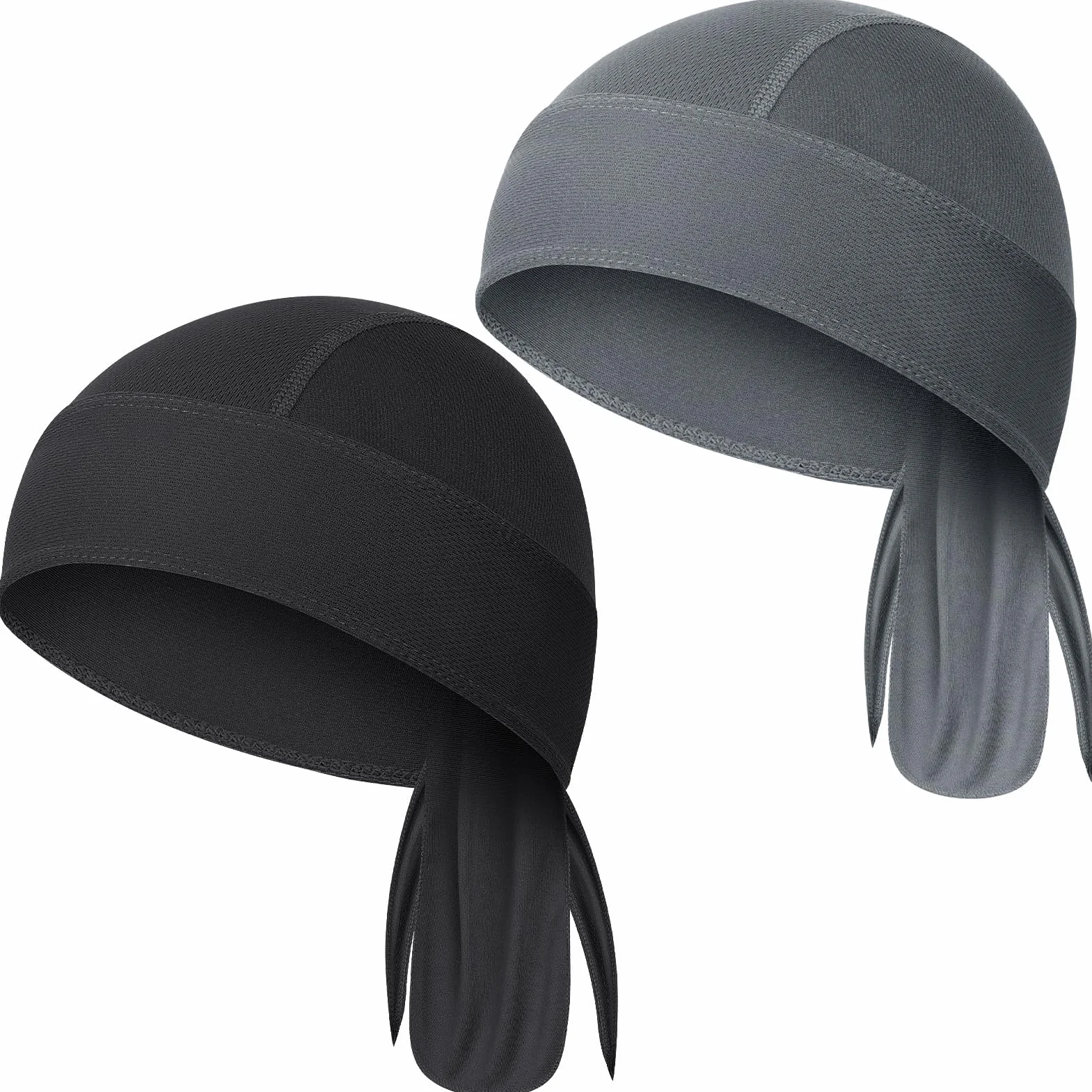 MELLIEX Sportowa bandana Cap męska damska, szybkoschnąca, oddychająca chusta na głowę, regulowana chusta piracka, ochrona przed promieniowaniem UV, Durag, do jazdy na rowerze, wspinaczki, biegania,
