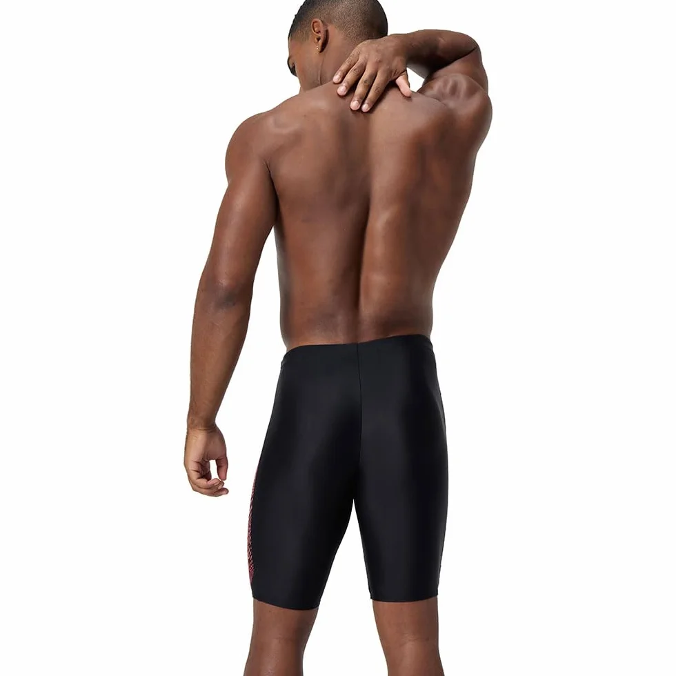 Speedo Męski jammer z logo Medley, trening pływania, tkanina techniczna, sportowy design (1 opakowanie)