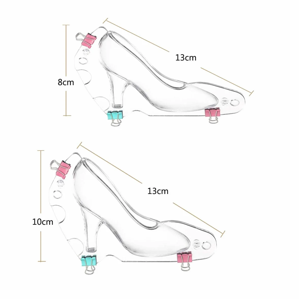 Foremki do ciast 3D wysokie obcasy forma do pieczenia czekoladowe cukierki buty