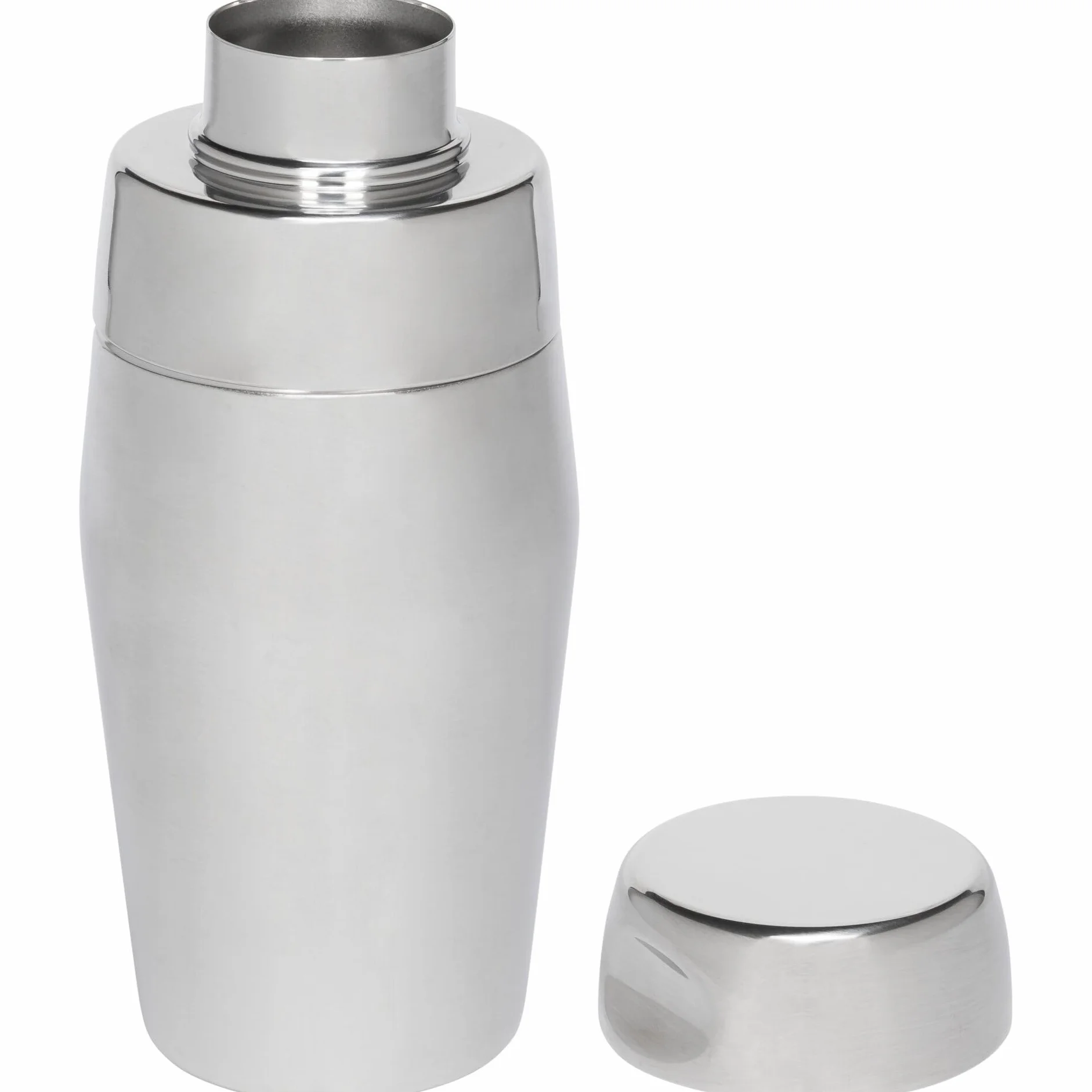 Alessi Shaker do koktajli w macie ze stali nierdzewnej 18/10, satynowy srebrny, 25 ml