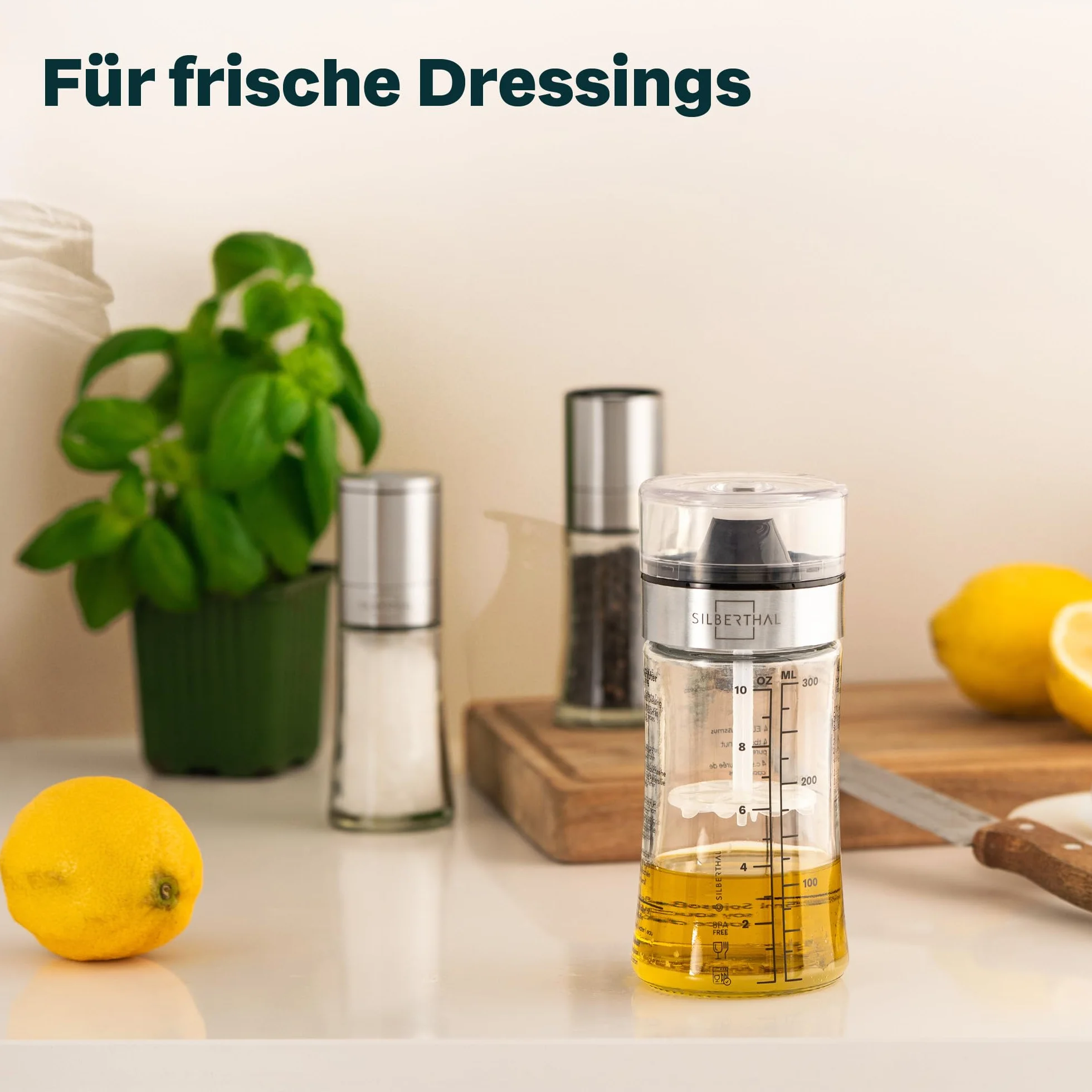SILBERTHAL Shaker do dressingu 350 ml 2 szt. szklany