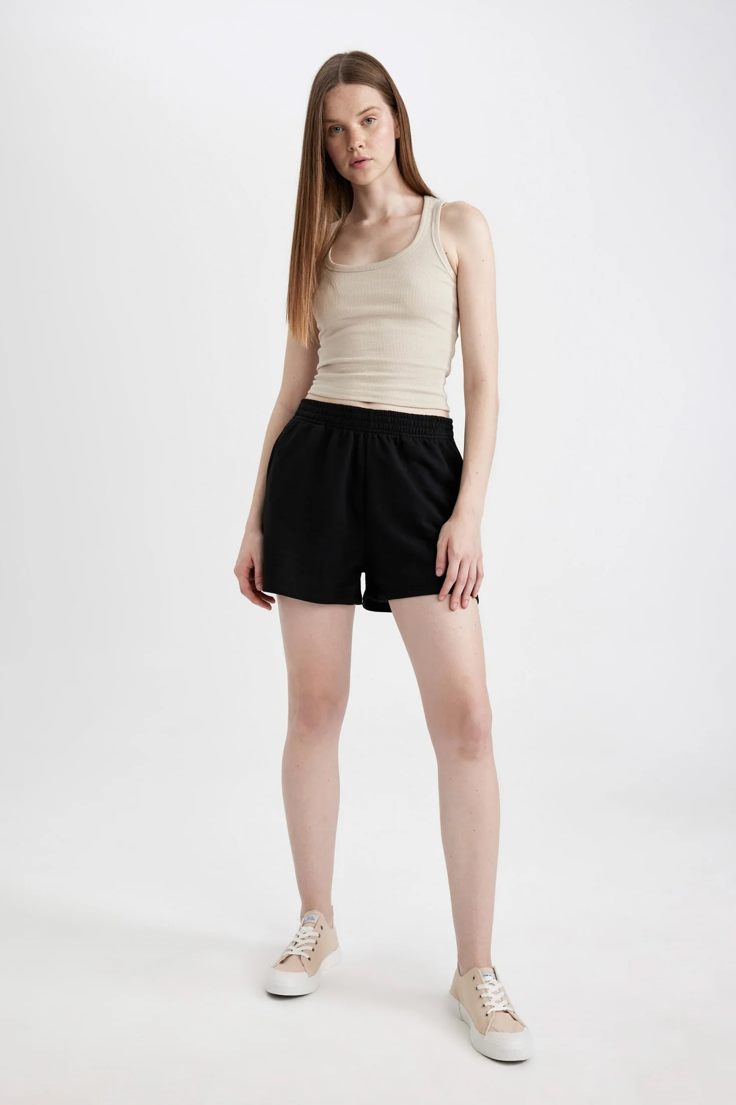 DeFacto Defacto Damen Jeans Shorts Kurze Hose - Denim Sommerhosen Für Damen - Shorty Kobiety