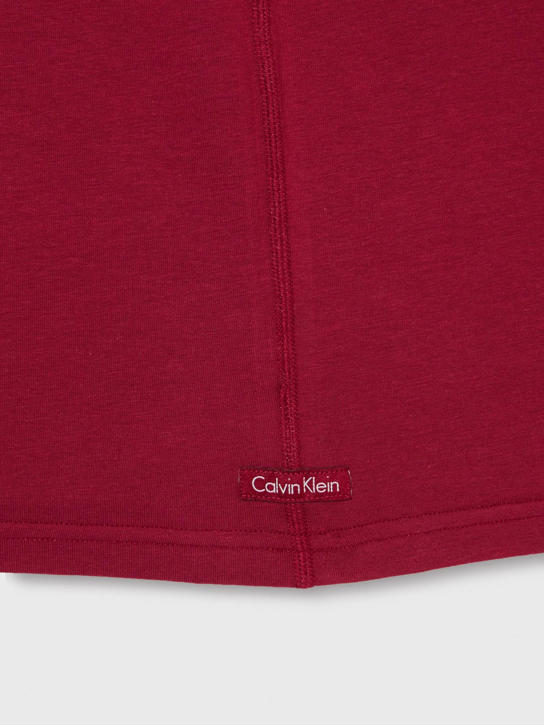 Calvin Klein Koszulki męskie L/S, Czerwony (Rumba), L
