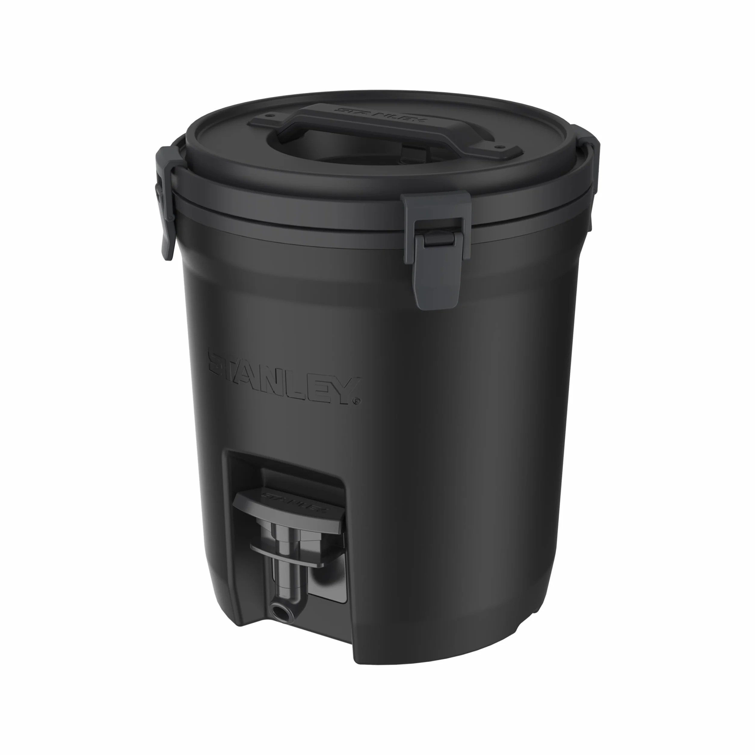 Stanley 1913 Fast-Flow Dzbanek Na Wodę 7.5L - Utrzymuje Zimno 13 Godzin - Lód Do 2 Dni - Bez BPA - Szczelny - Podwójna Pianka - Solidne Zatrzaski I Uchwyt - Black 2.0