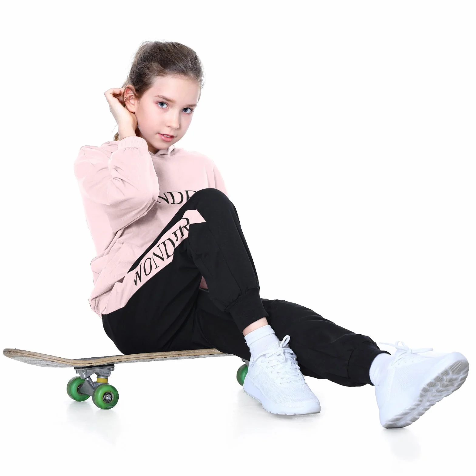 Bluza z kapturem Amur Leopard Costume Jogging Dziecięcy dres Dziewczęcy Zestaw Sportowy 2 szt. + Spodnie do joggingu na wiosnę jesień