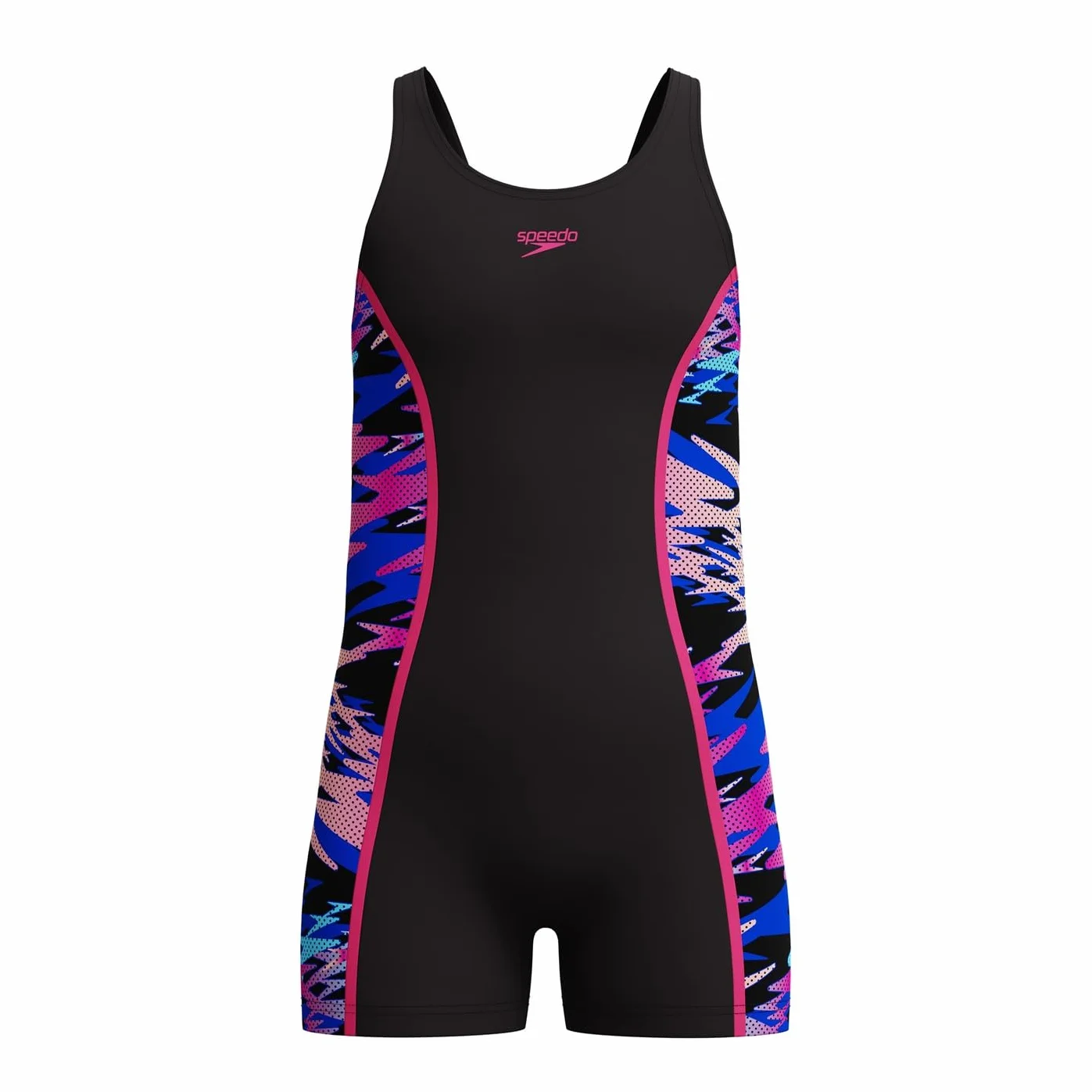 Speedo Dziewczęce spodnie do pływania Hyperboom Splice Muscleback, czarny, 12