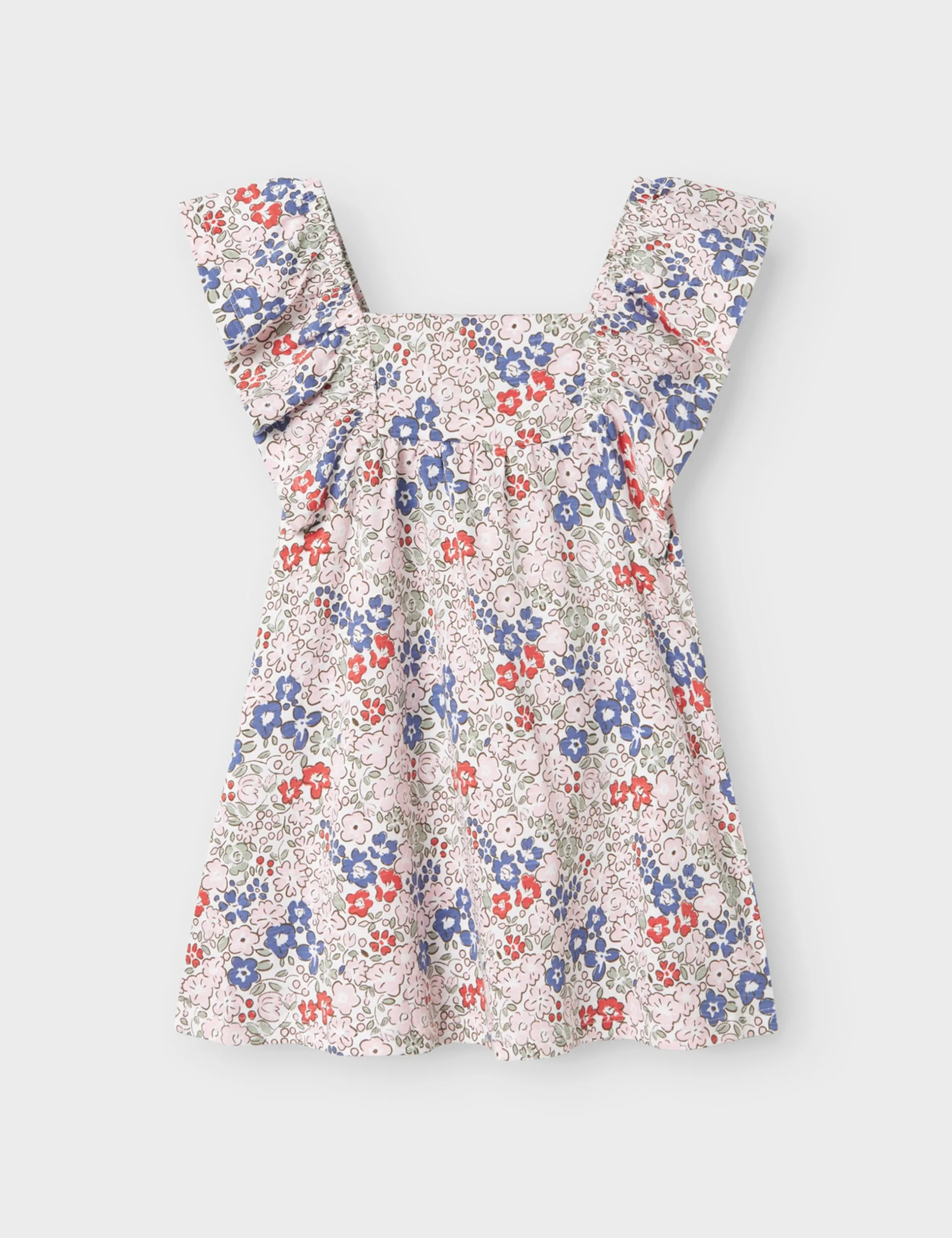 Name It Dziewczęca czapka z daszkiem Nmfhaile Sl Dress, jasna biel, 122 EU