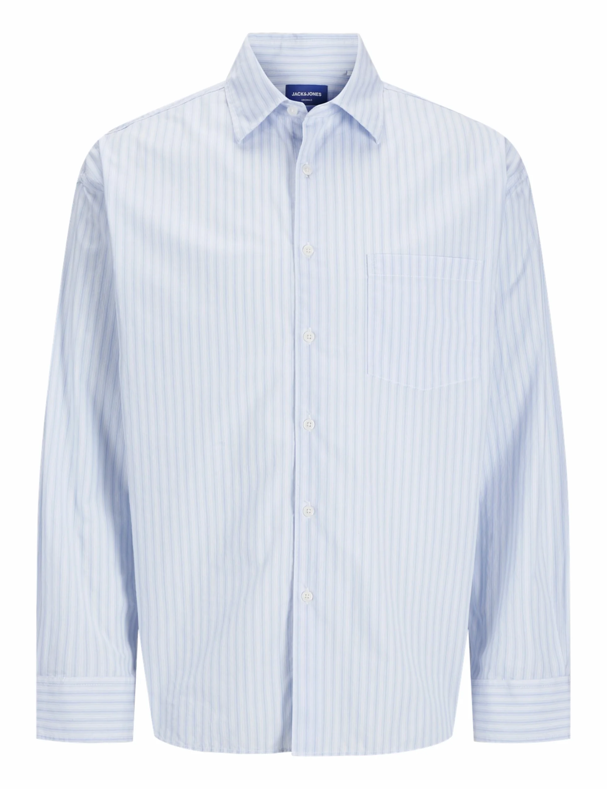Joratlas Poplin Oversized Shirt Ls, Cashmere Blue, XL