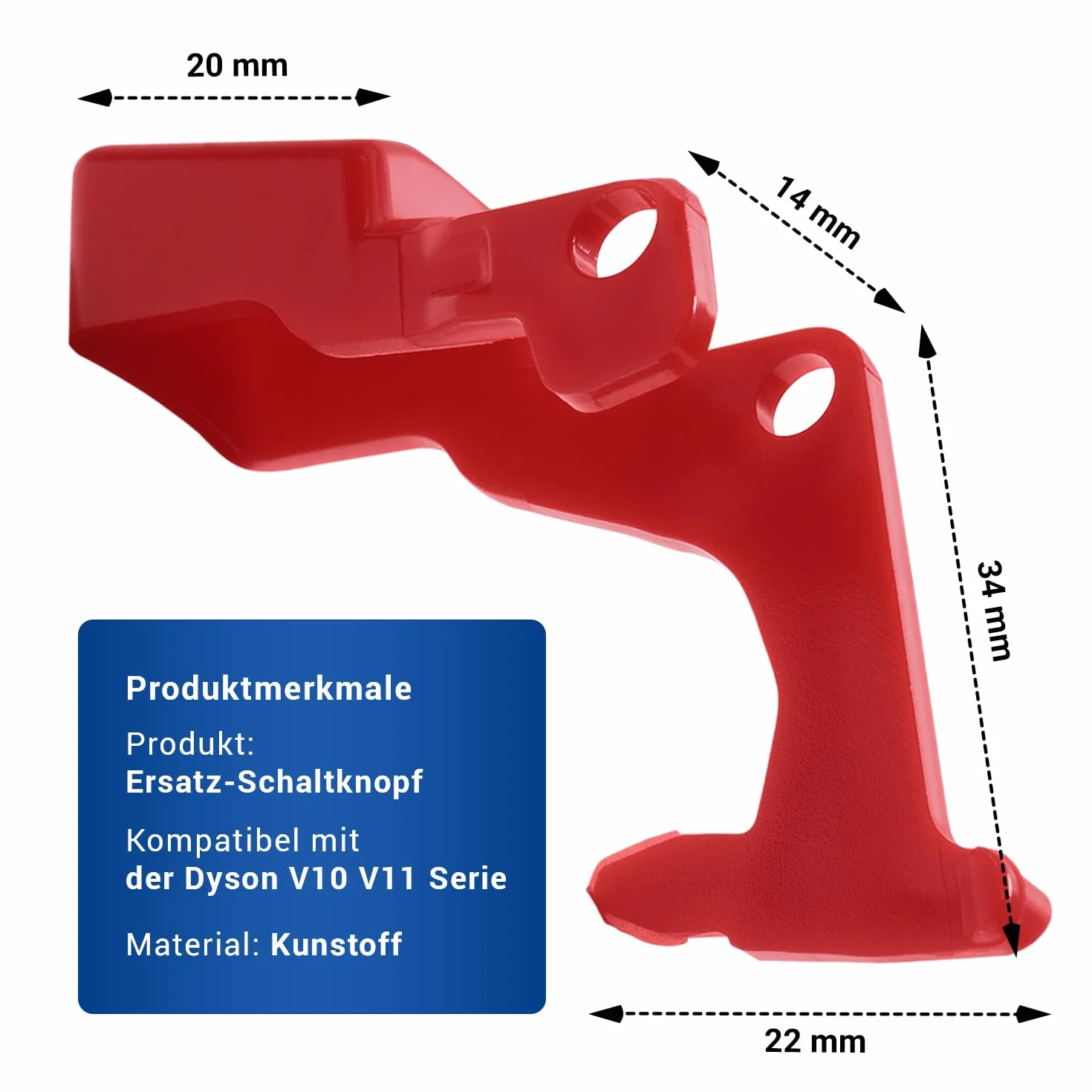 Dyson V10 V11 Zastępczy przełącznik przycisk włącznika wyłącznika do odkurzacza części zamienne