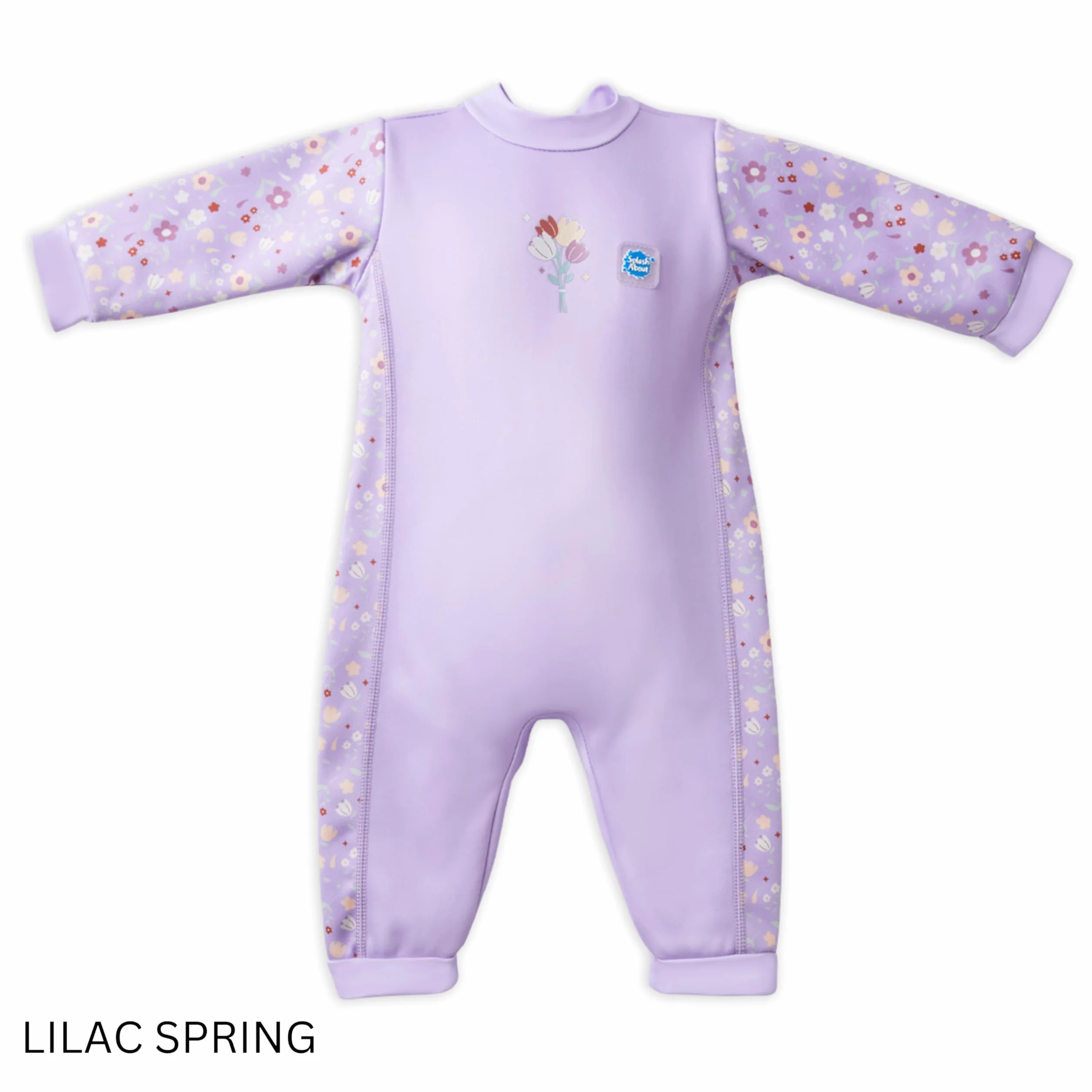 Splash About Warm in One Baby ocieplacz Wetsuit, Lilac Spring, 12-24 miesięcy, Lilac Spring, 12-24 miesi?cy