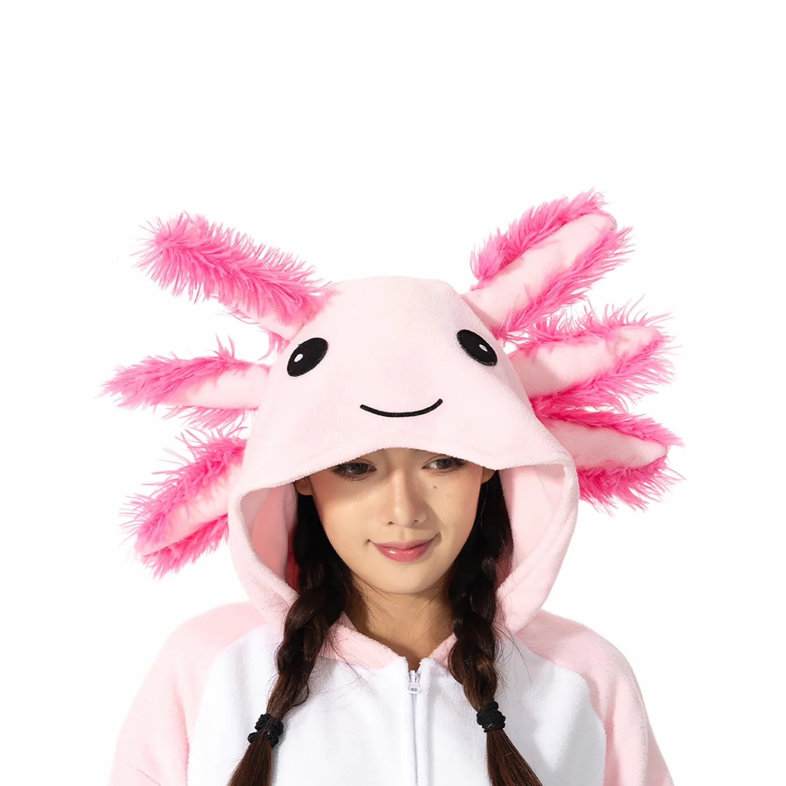 LANFAN Piżama jednoczęściowa dla dorosłych, kostium zwierzęcy unisex, cosplay, kombinezon na Halloween, bielizna nocna dla kobiet i mężczyzn