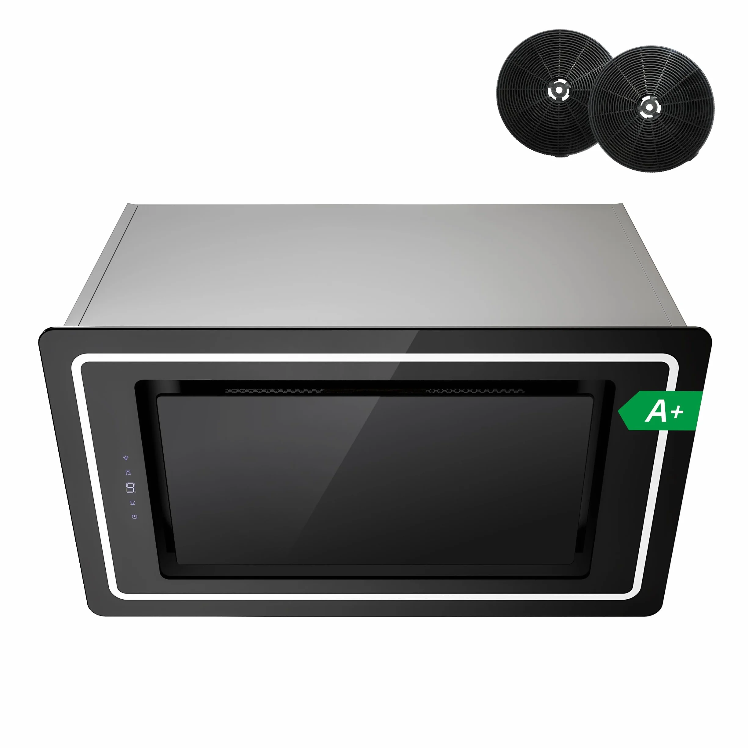 FIREGAS Okap kuchenny do zabudowy 52 cm 450 m³/h klasa A+ sterowanie dotykowe LED