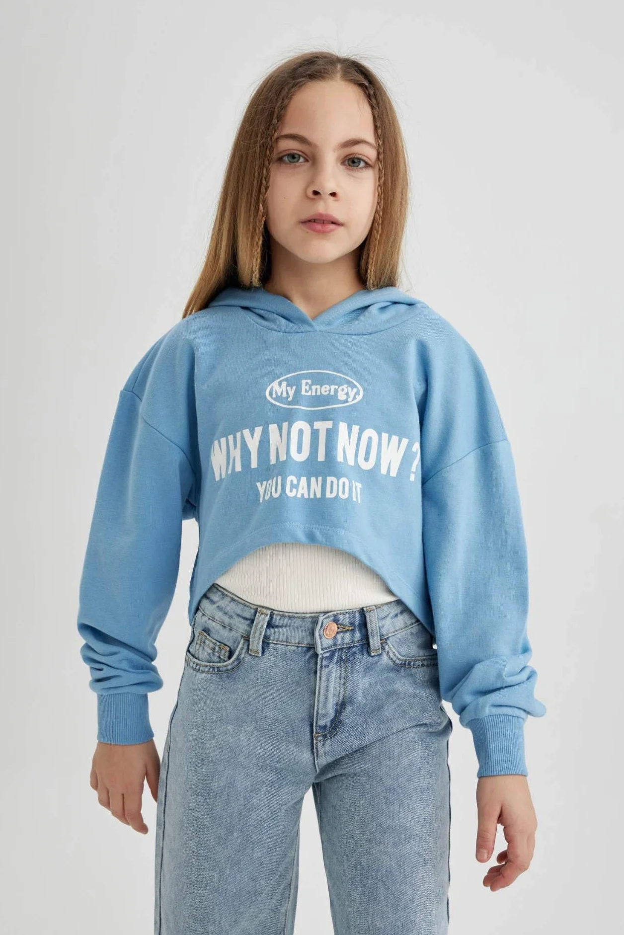DeFacto Bluza z kapturem Dziewczynki C0483a8
