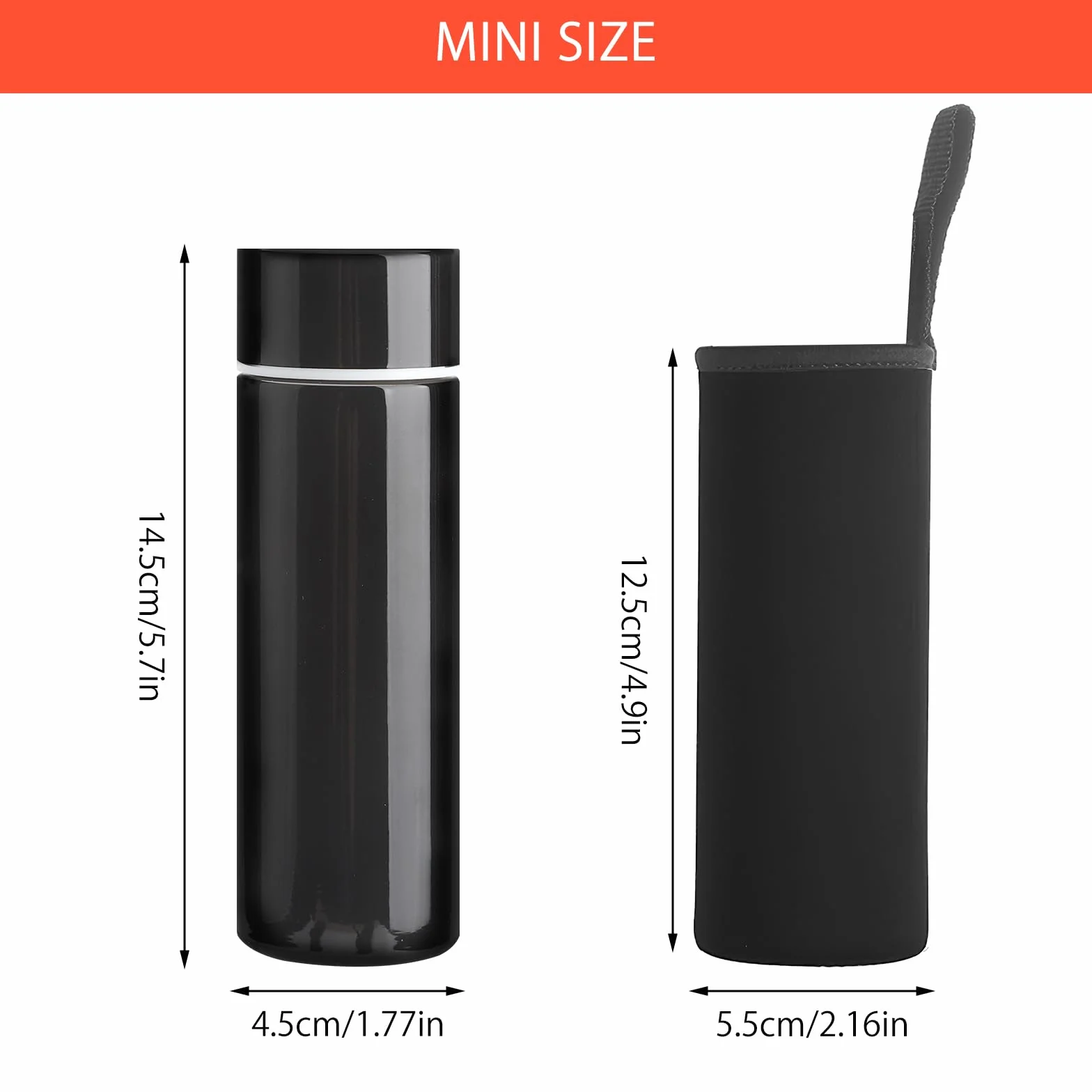 Butelka ze stali nierdzewnej 150 ml mini termos izolowany szczelny na napoje