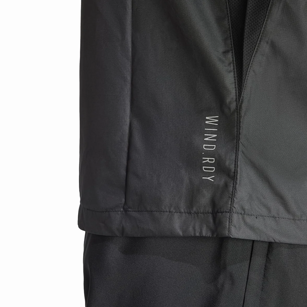 adidas Mężczyźni Own the Run Jacket, Black/White pocket, M
