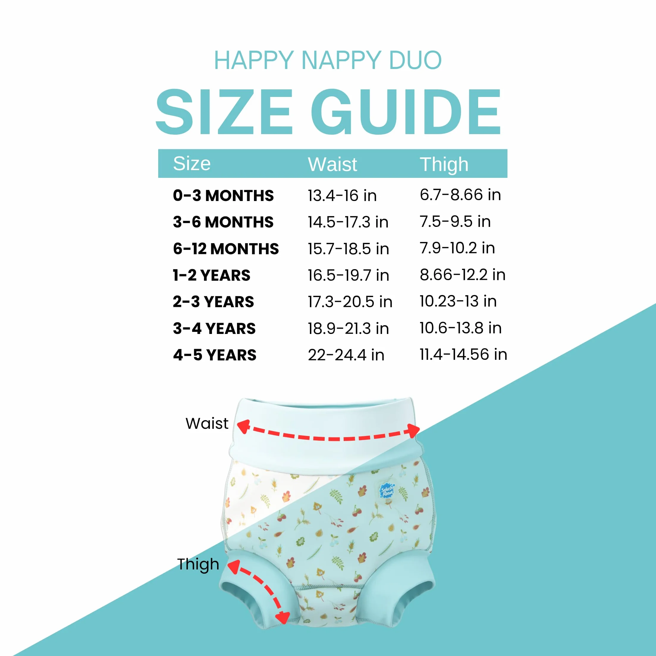 Splash About Happy Nappy Duo, małe żołędzie, 12-24 miesięcy, Małe żołędzie, 12-24 miesi?cy