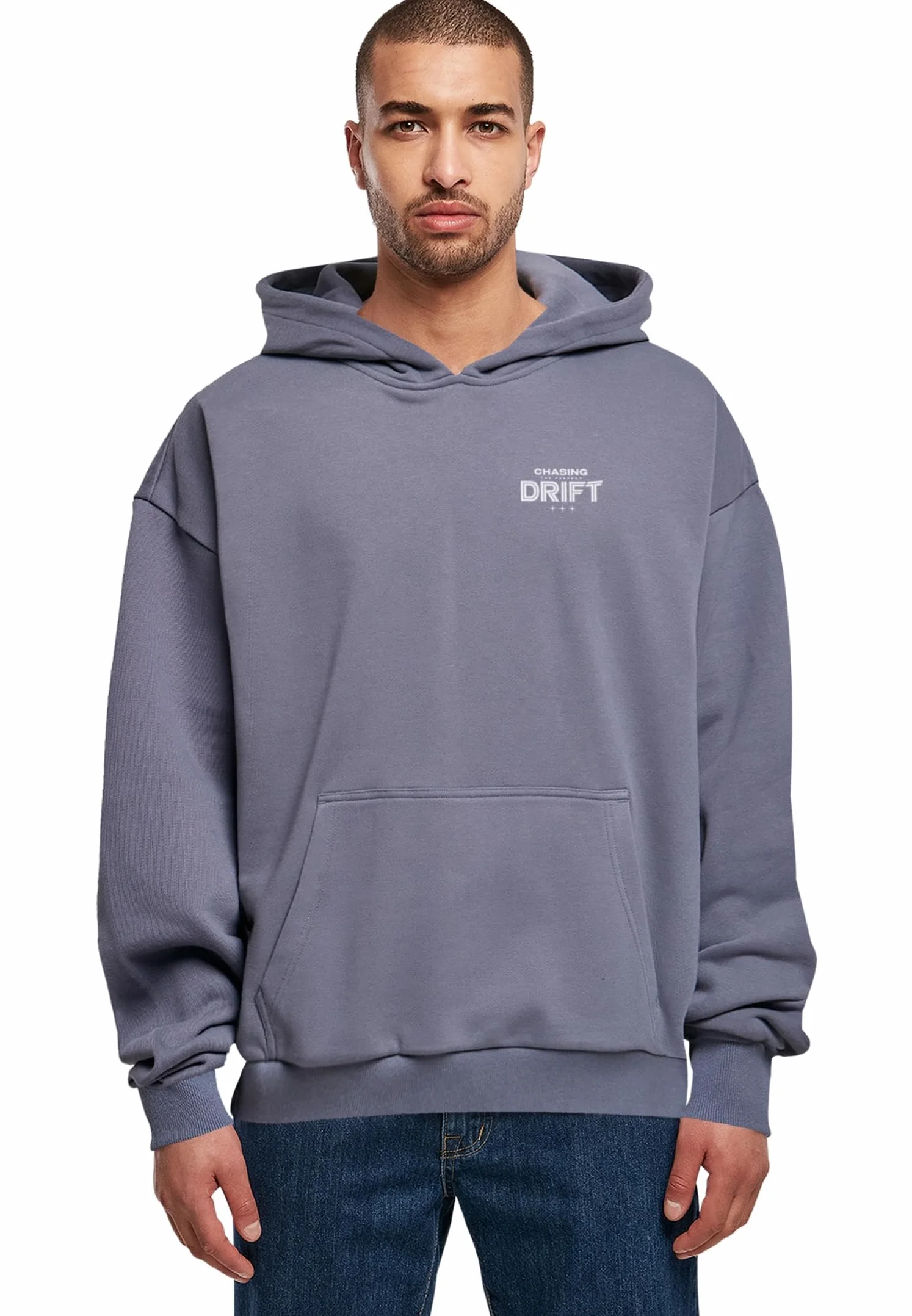 Mister Tee Męska bluza z kapturem The Perfect Drift Ultra Heavy Cotton Box Hoody – Oversize Hoodie z bawełny w stylu Streetwear ze sportowym nadrukiem z przodu i z tyłu