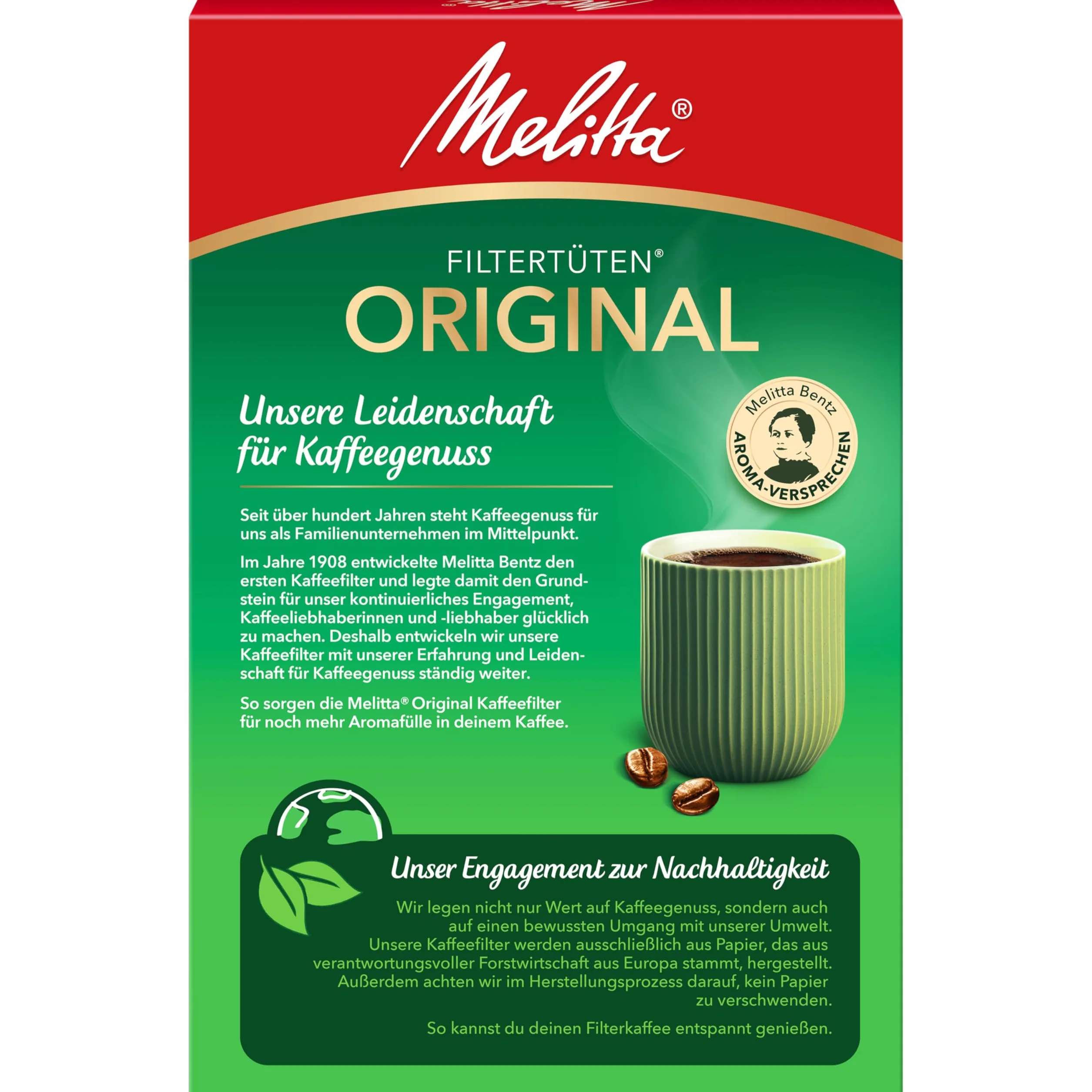 Melitta Aroma Filtry do Kawy, 80 Sztuk