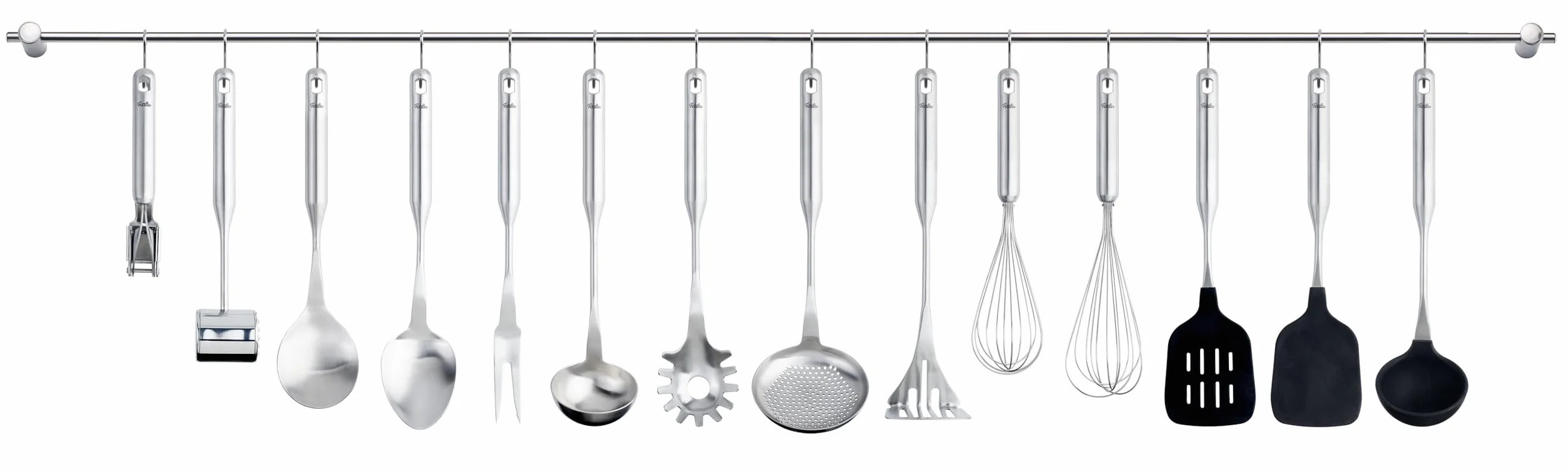 Fissler Essential silikonowa łopatka do smażenia ze stali nierdzewnej 34 cm