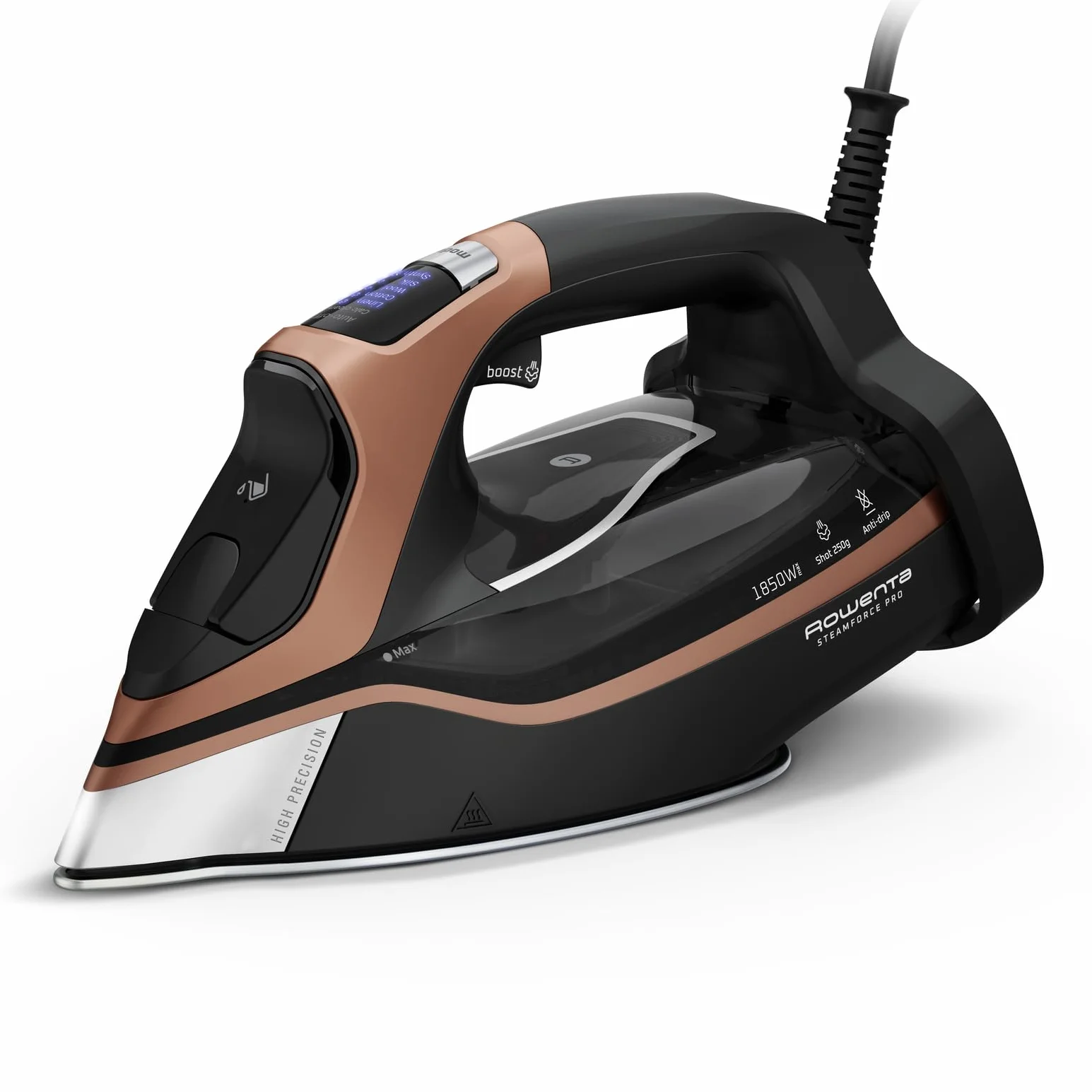 Rowenta Steamforce Pro żelazko parowe 3200 W 350 ml 300 g/min antykamieniowy automatyczne wyłączanie DW9520